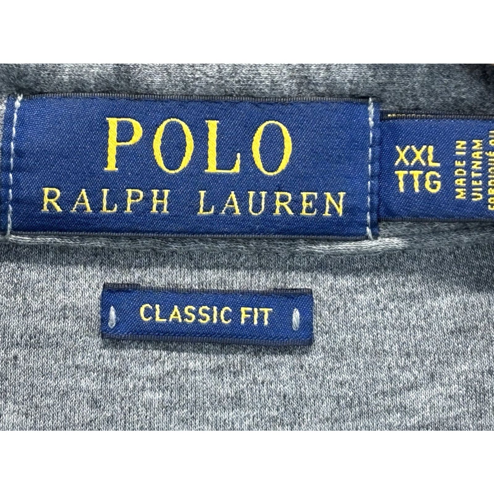 Polo Ralph Lauren Polo Ralph Lauren Shirt Mens XXL Gray Short Sleeve Pony Logo 100% Cotton Size US XXL / EU 58 / 5 - 5 Thumbnail
