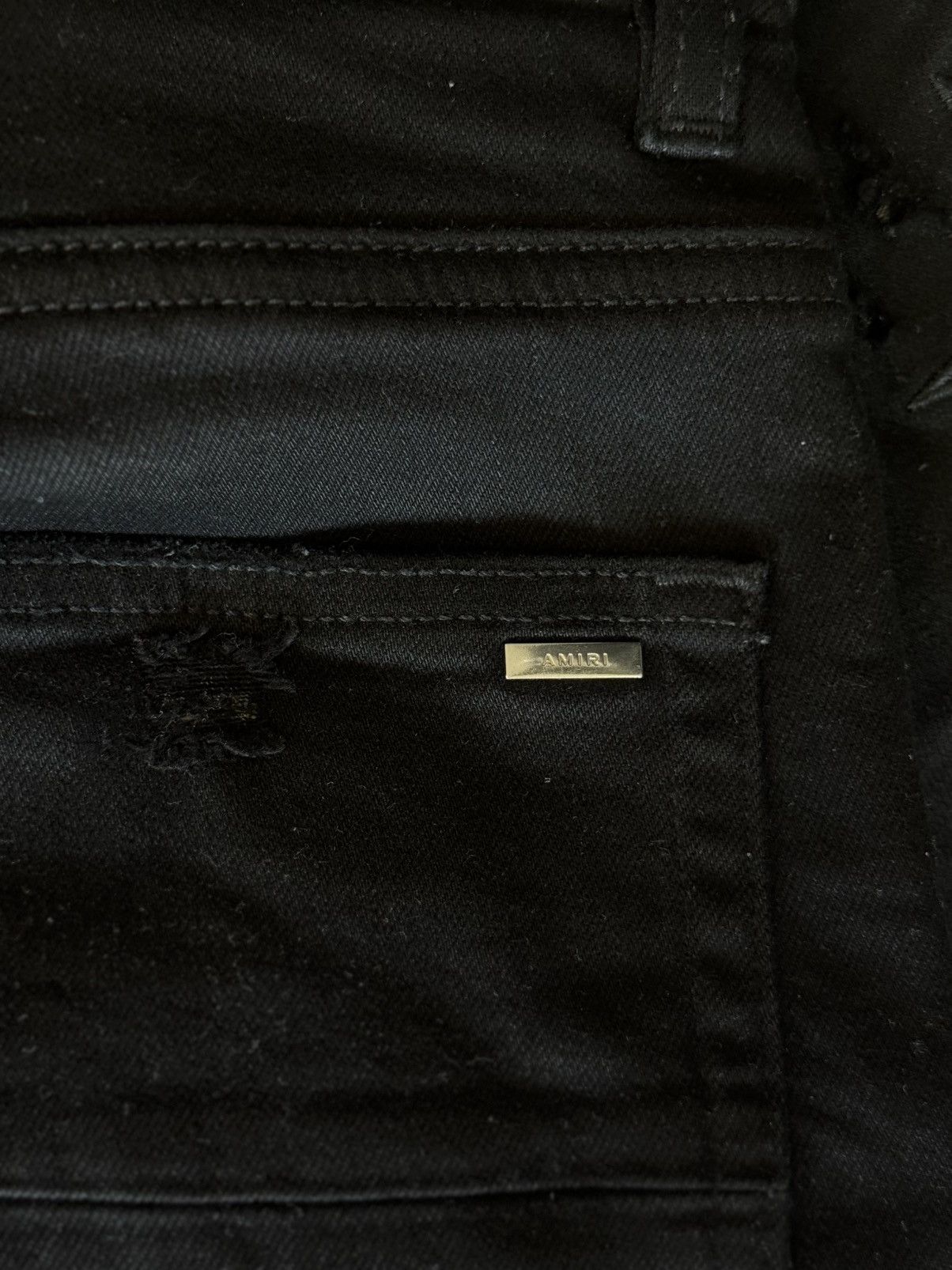 Amiri Amiri Black STAR Jeans Black Patch Size 30 Flawless 🧼 Size US 30 / EU 46 - 16 Thumbnail