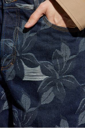 Gucci o1loc1c0226 824222 Denim Jacquard Short in Navy Blue Size US 36 / EU 52 - 5 Thumbnail