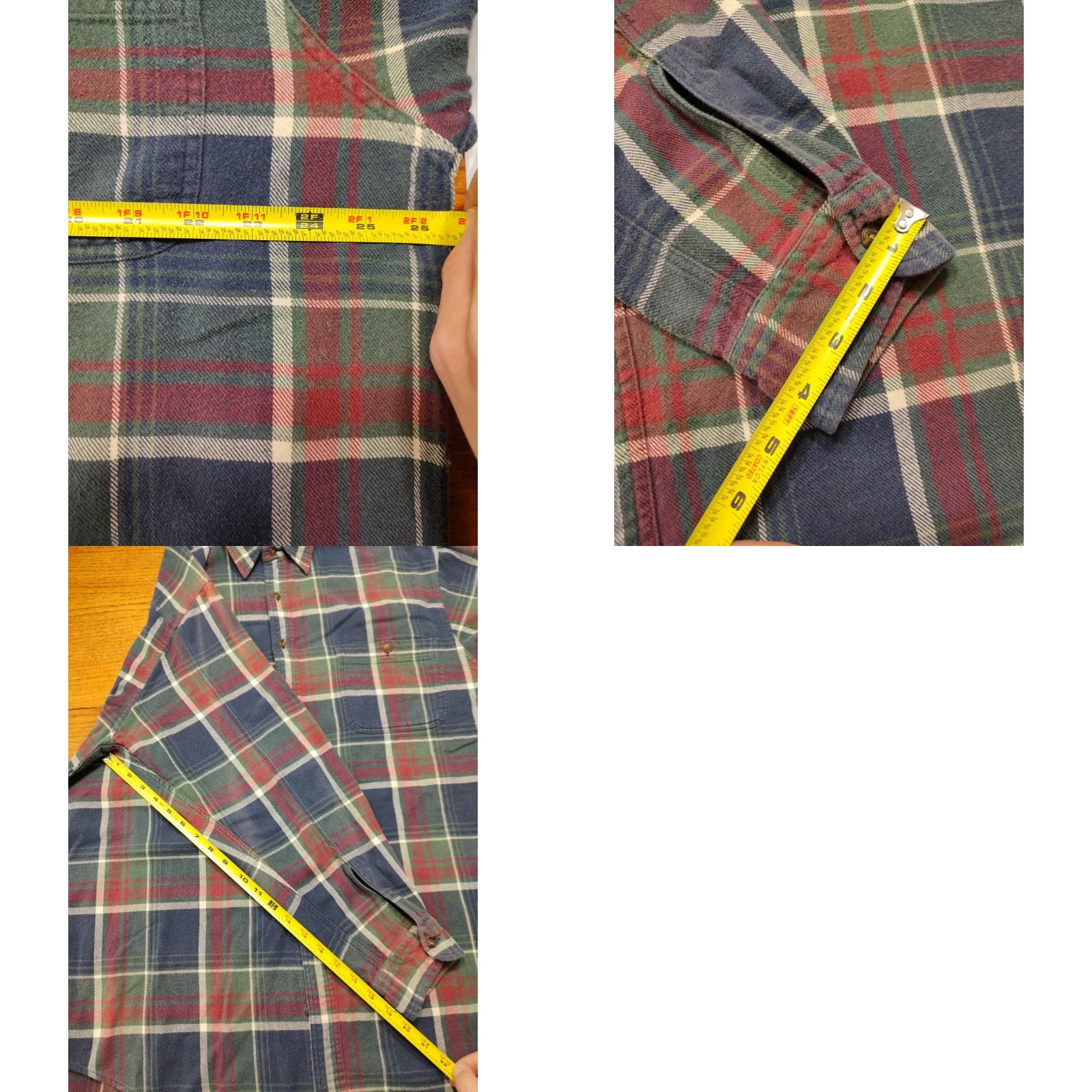Abercrombie & Fitch VINTAGE Abercrombie & Fitch Mens Large Big Shirt Oversized Flannel Button Up Plaid Size US L / EU 52-54 / 3 - 8 Thumbnail