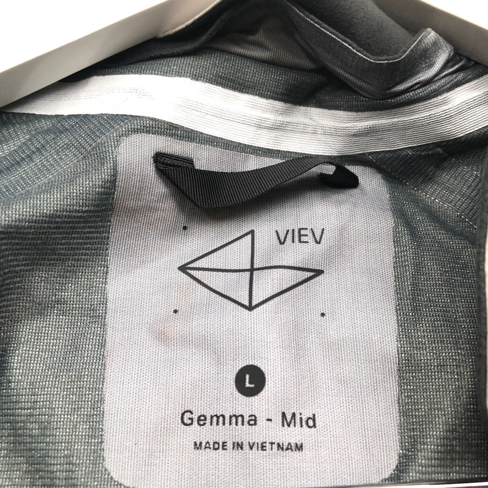Other VIEV Gemma Mid Gore-Tex Lined Rain Coat Jacket Large Gray Size L / US 10 / IT 46 - 3 Thumbnail