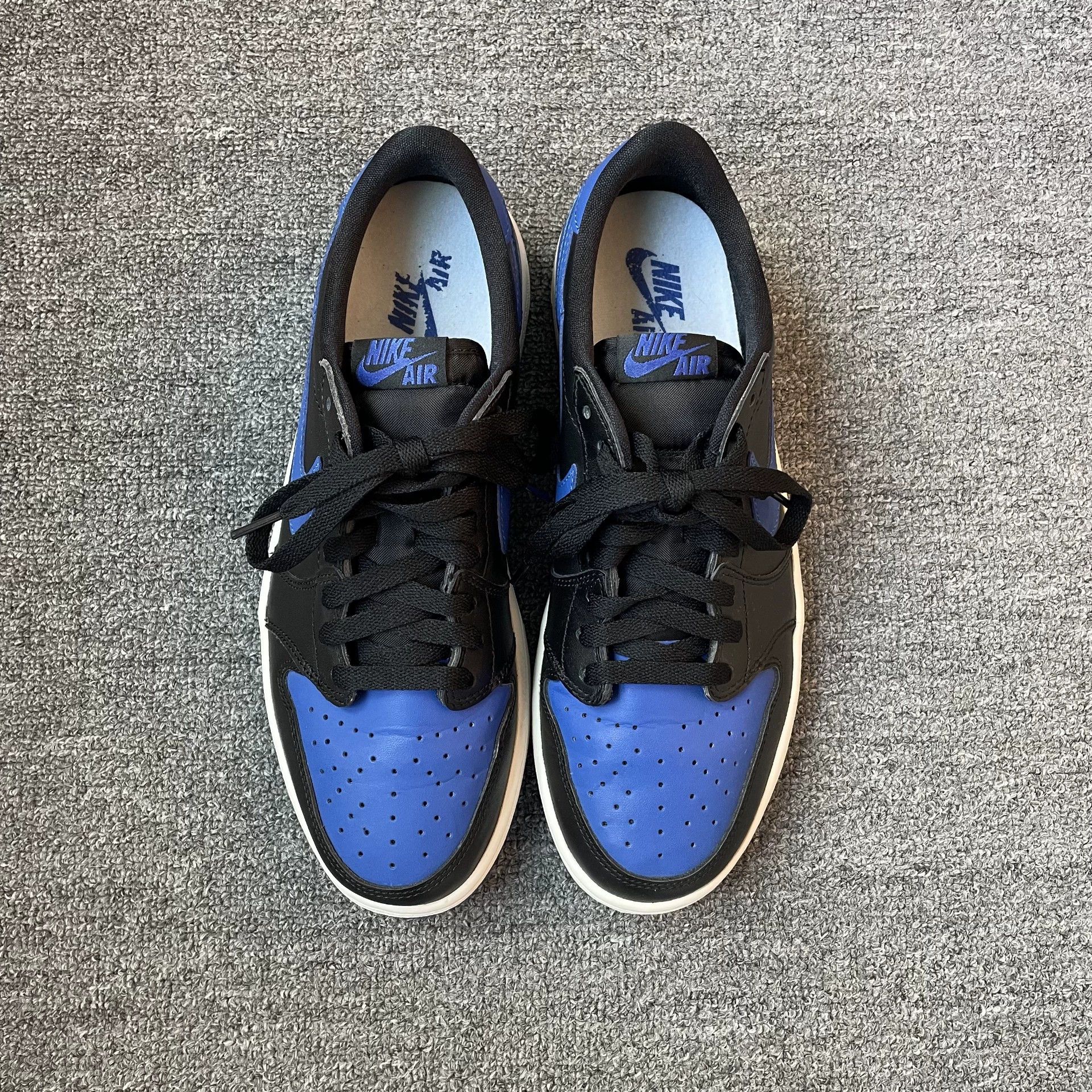 Nike Air Jordan 1 Retro Low Royal Blue Black 43 99N (NB) Size US 10 / EU 43 - 2 Thumbnail
