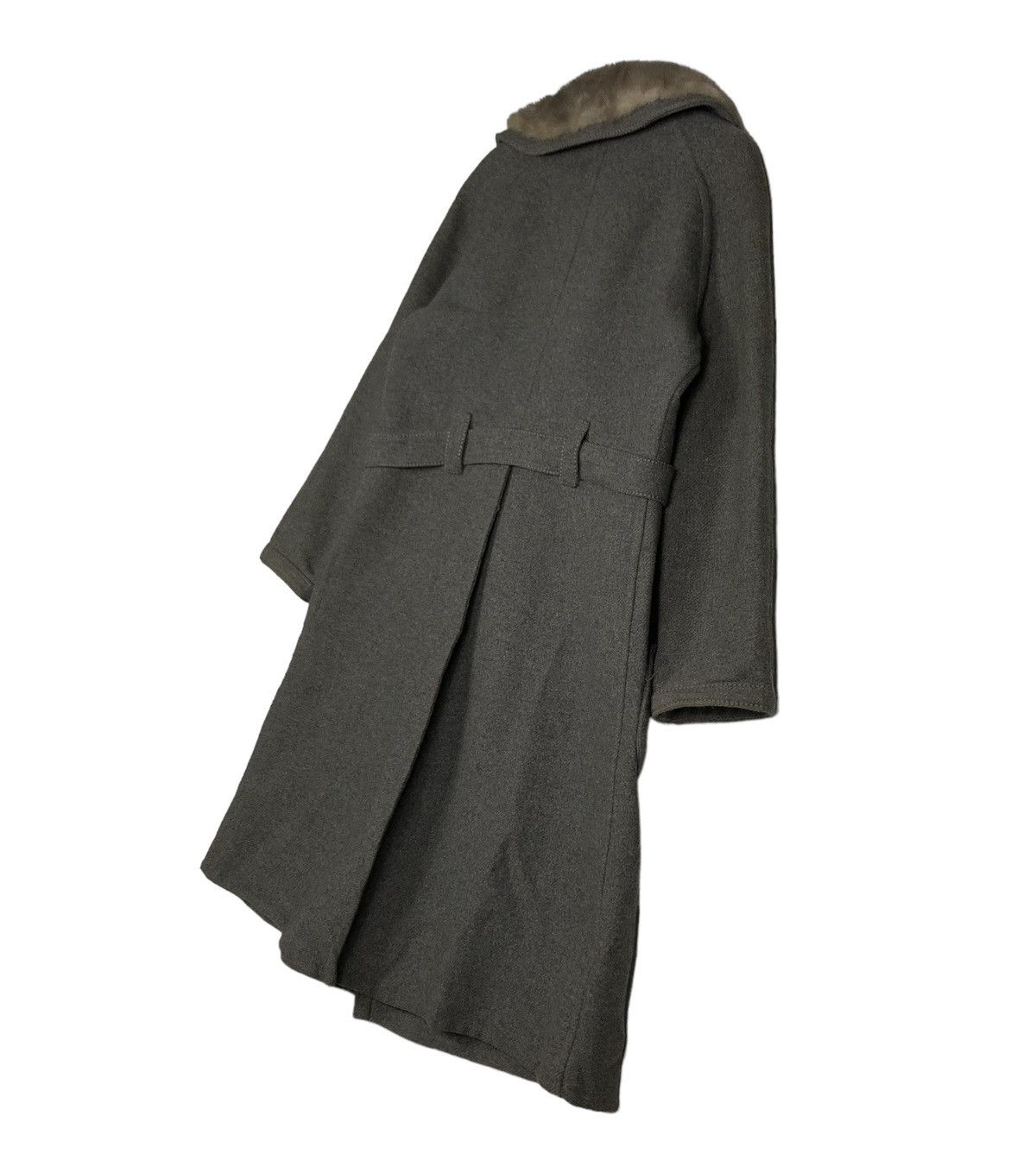 Vintage 🔥VINTAGE LONG JACKET FOX FUR DOUBLE COLLAR FRANVAL PARIS Size US S / EU 44-46 / 1 - 10 Thumbnail