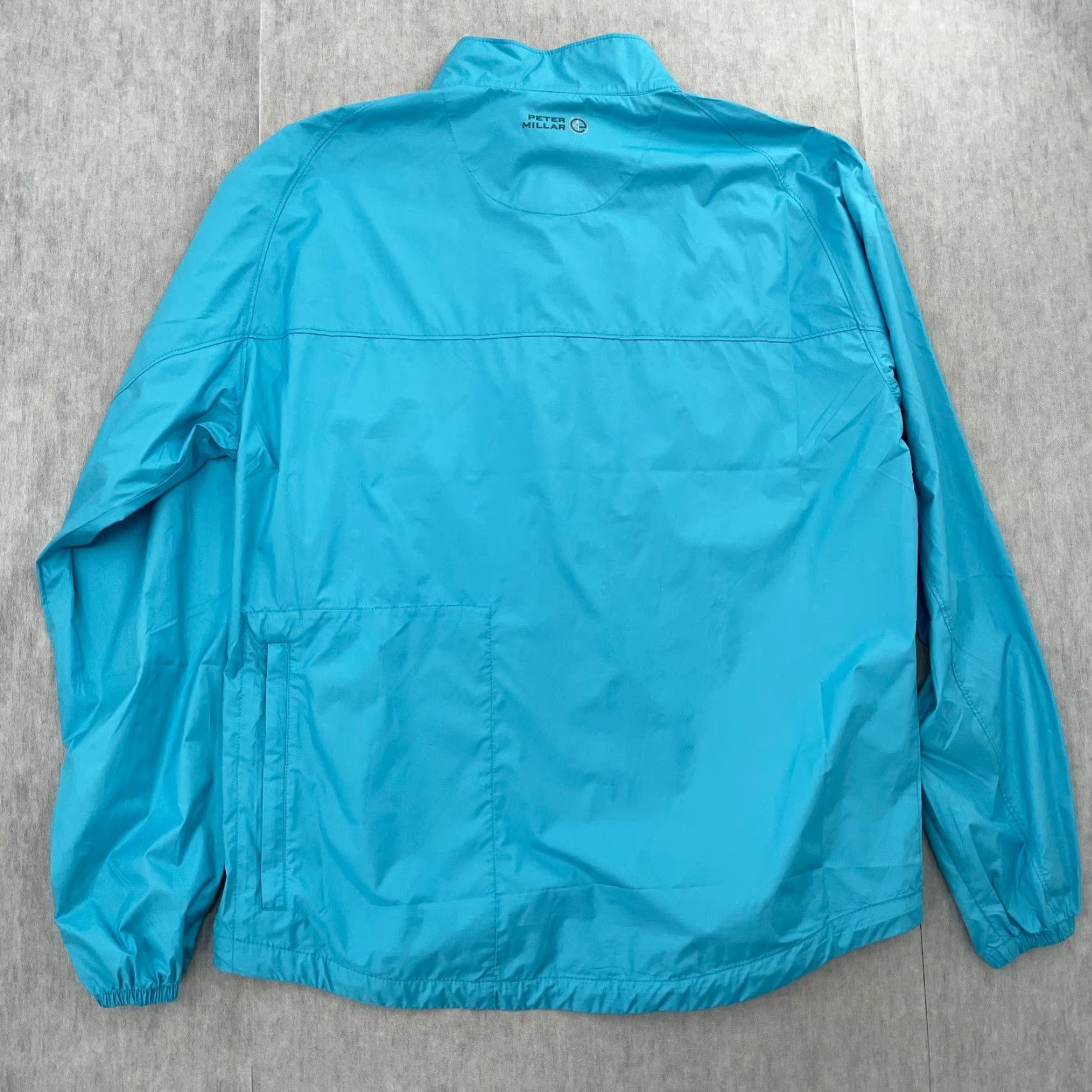 Peter Millar Peter Millar Jacket Adult Medium Blue Element 4 Wind 1/4 Zip Pullover Golf Men M Size US M / EU 48-50 / 2 - 2 Thumbnail