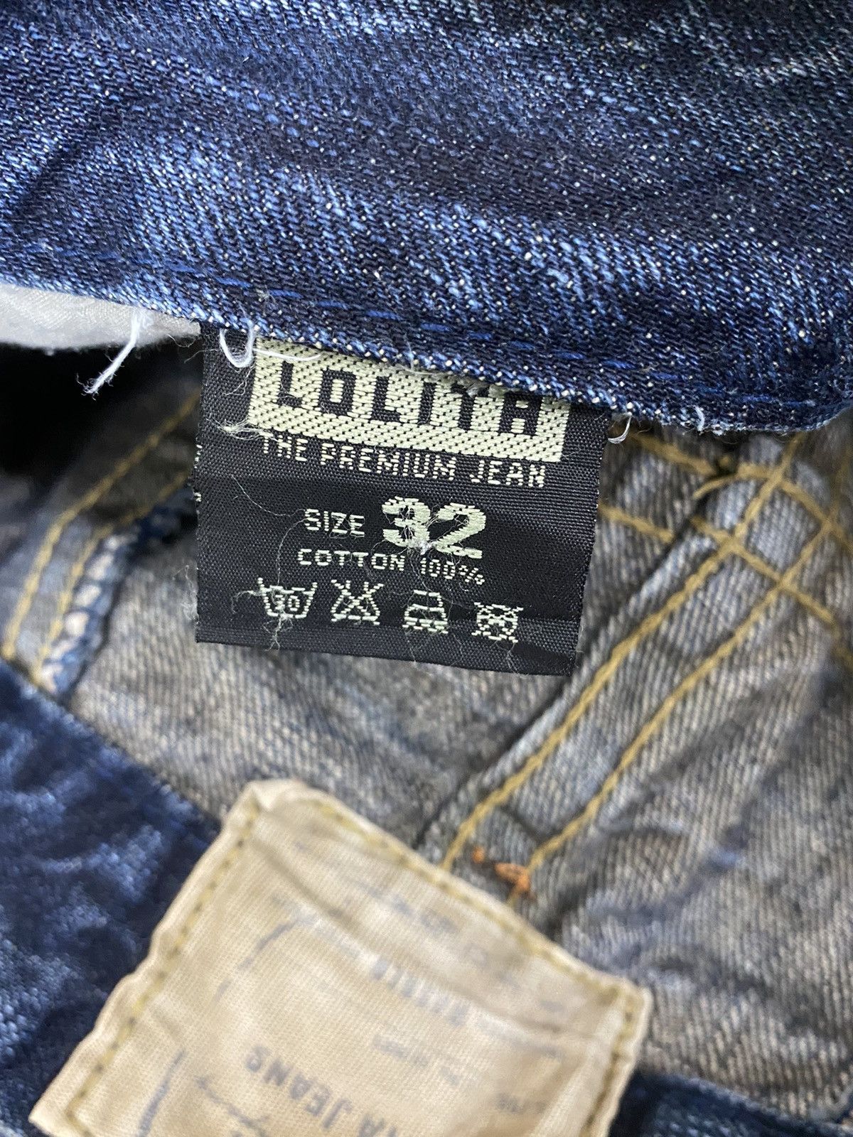 If Six Was Nine × Japanese Brand × Le Grande Bleu (L.G.B.) Lolita Japan Yoshimoto Nara Whisker Washed Zipper Pocket Size US 34 / EU 50 - 18 Thumbnail