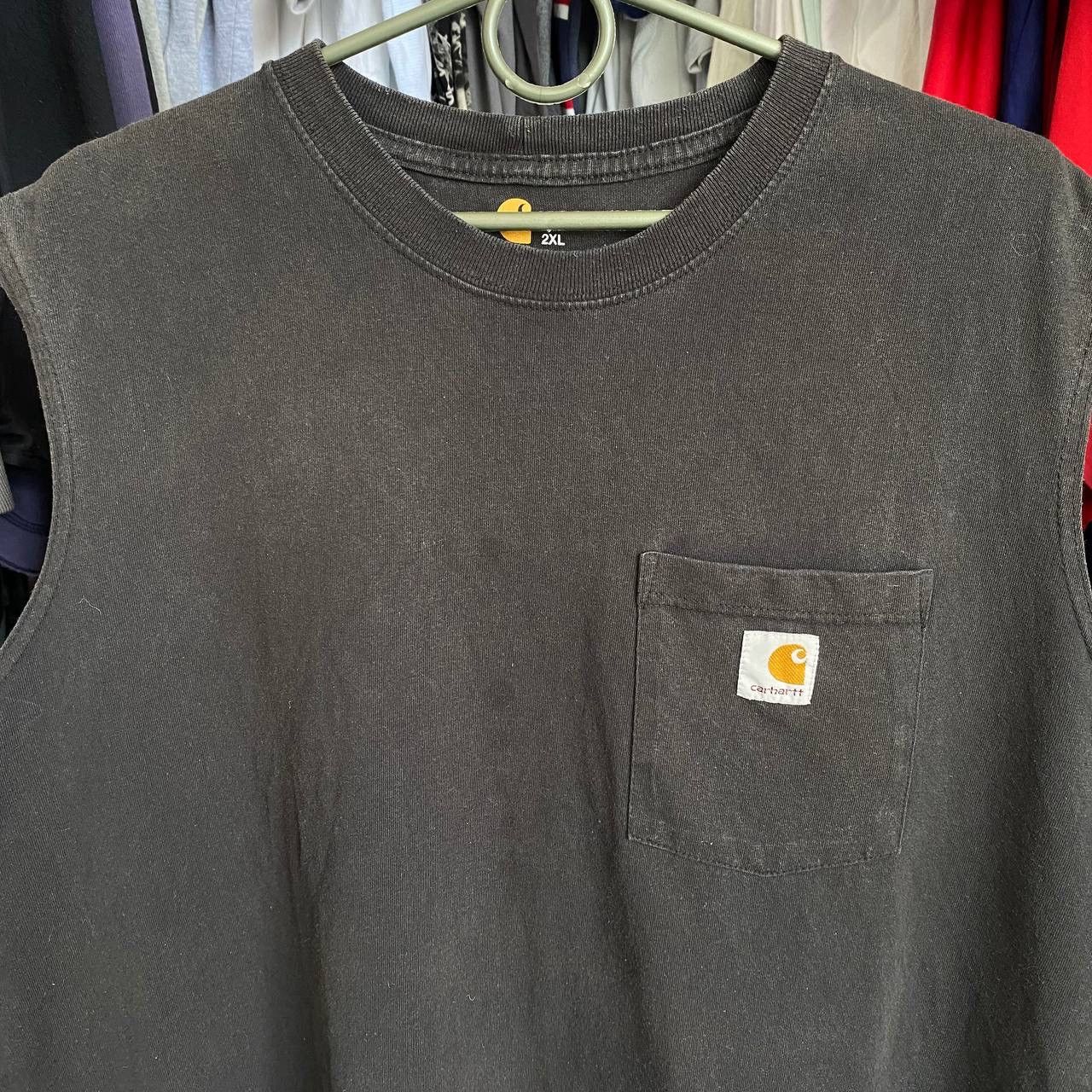Carhartt × Vintage Vintage Carhartt Wip patch logo streetwear y2k sleeveless Size US XXL / EU 58 / 5 - 2 Thumbnail