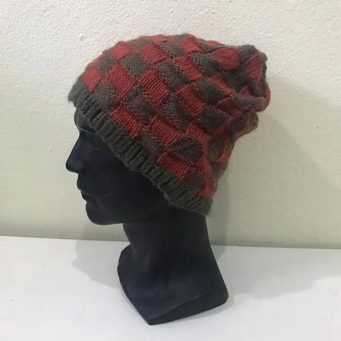 Japanese Brand × Kapital × Vintage Japanese Brand Checkered Plaid Tartan Beanie Hat Size ONE SIZE - 2 Thumbnail
