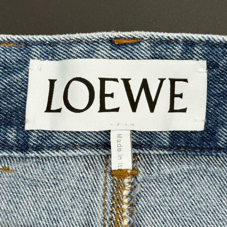 Loewe LOEWE Blue washed knee logo jeans Size 42" / US 20 - 5 Thumbnail