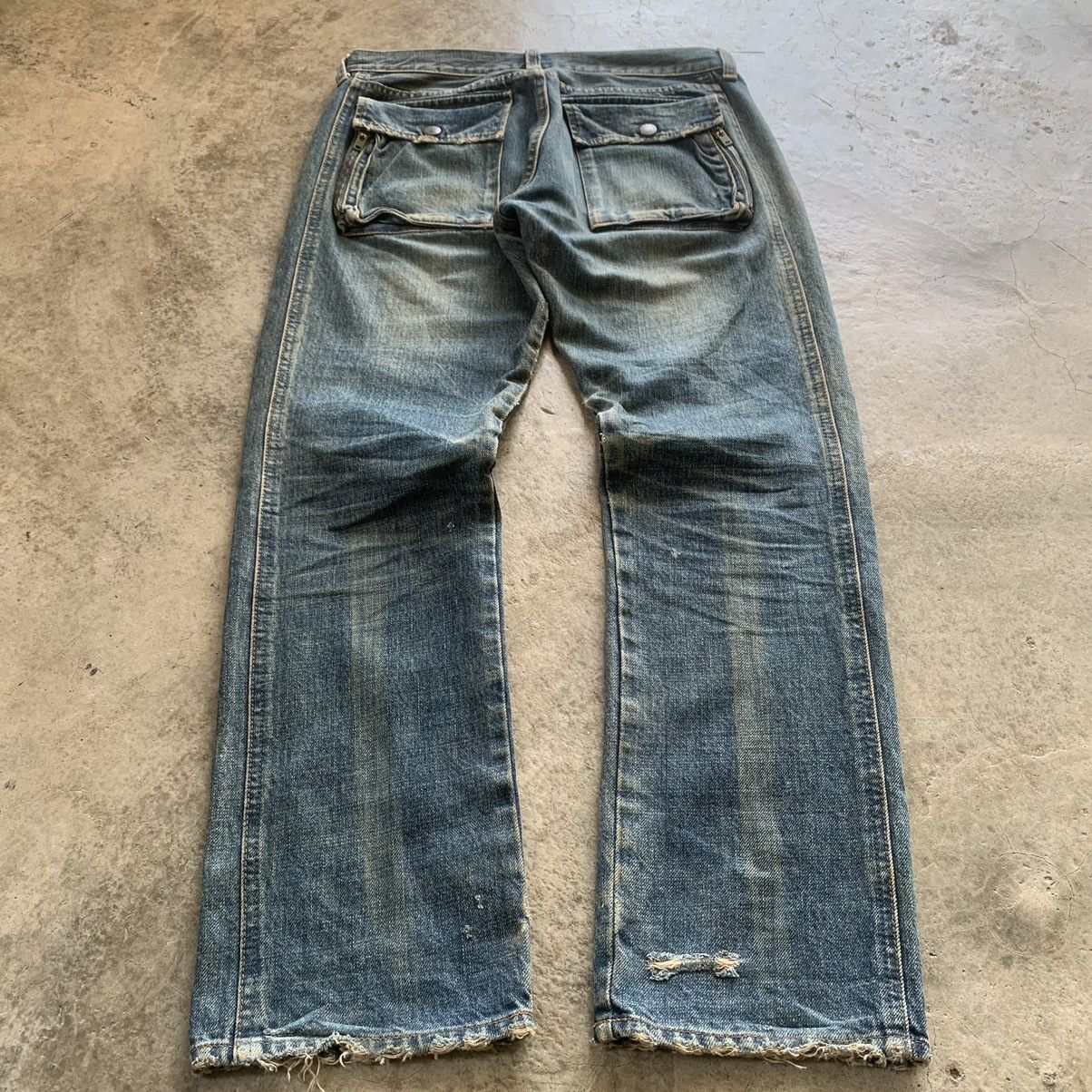 Tornado Mart RNA Inc. whiskers fading Jeans Size US 32 / EU 48 - 10 Thumbnail