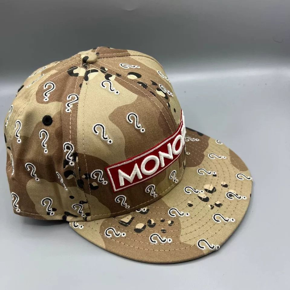 Monopoly Hat Men 1/2 Brown Camo 59Fifty New Era Fitted Cap