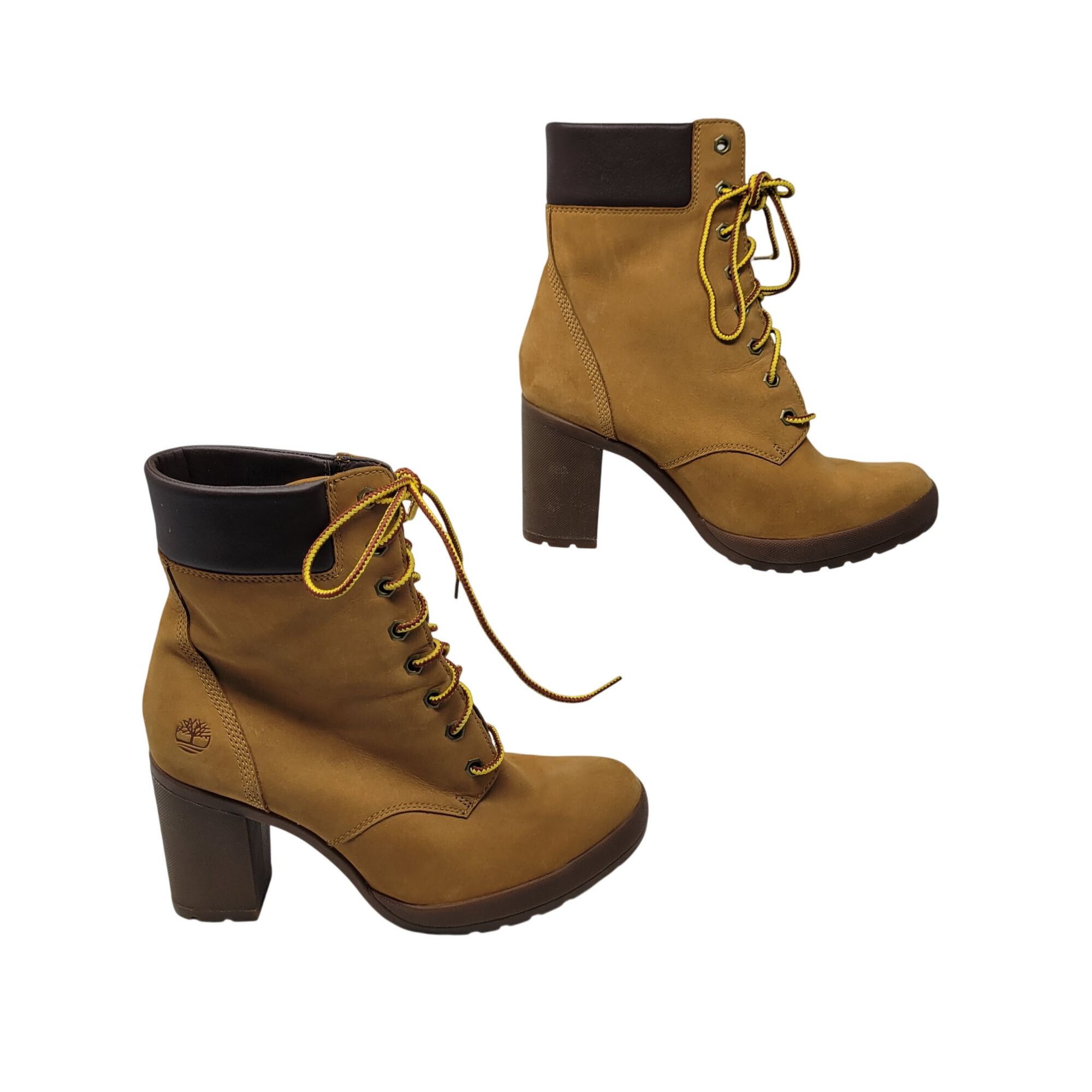 Timberland Womens Timberland Allington Mid Lace-Up Combat Heeled Work B Size US 9 / IT 39 - 7 Thumbnail