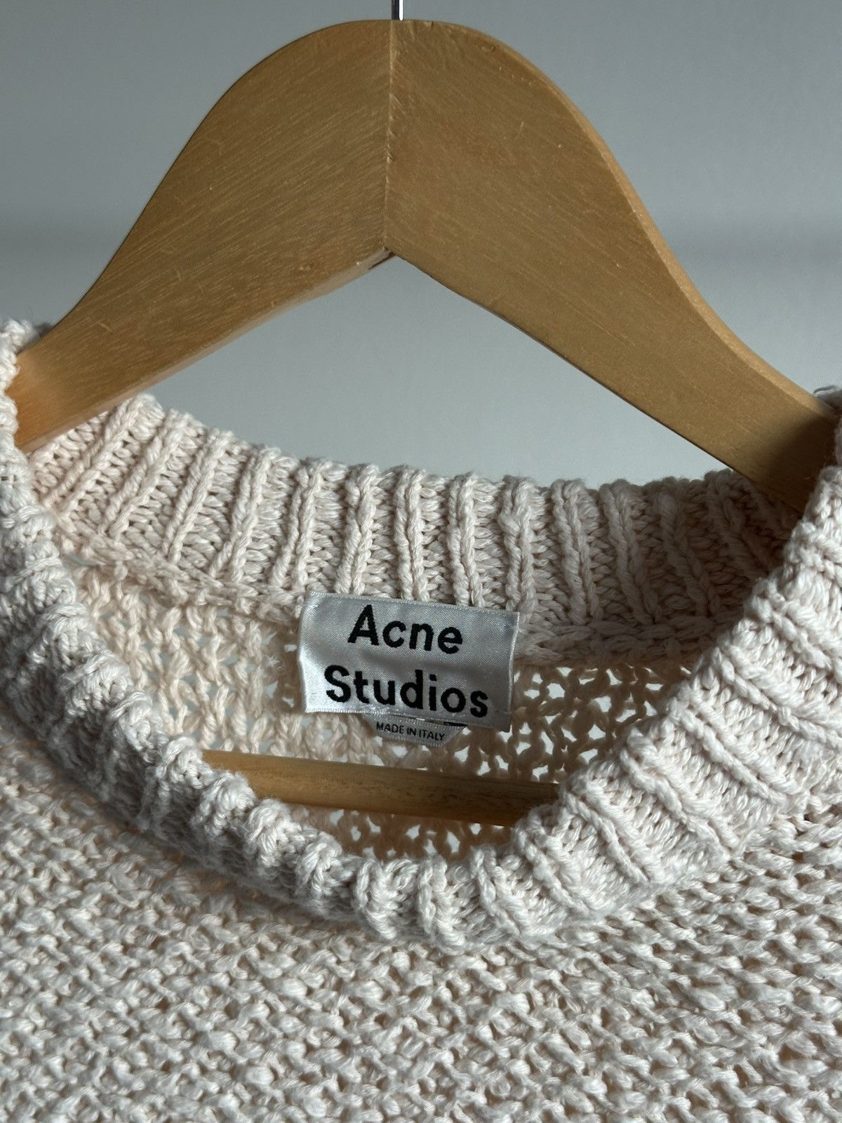 Acne Studios Acne Studios Hila Cable Knit Sweater Size US S / EU 44-46 / 1 - 5 Thumbnail
