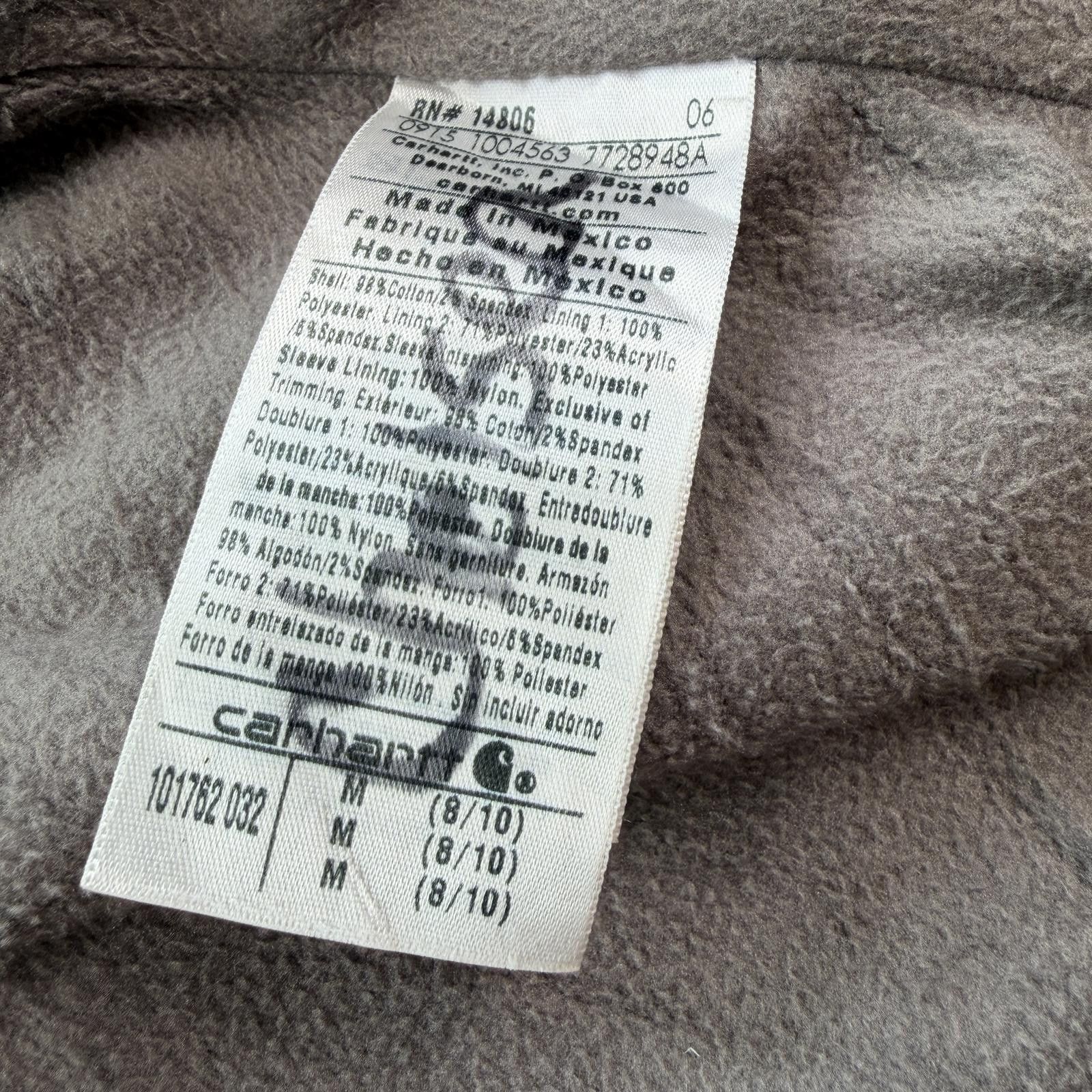Carhartt Carhartt Women Full Swing Hooded Work Jacket Fleece Lined M Size M / US 6-8 / IT 42-44 - 4 Thumbnail