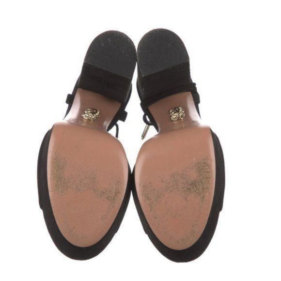 Aquazzura Aquazzura Austin Plateau Suede Platform Heels Size US 8 / IT 38 - 6 Thumbnail