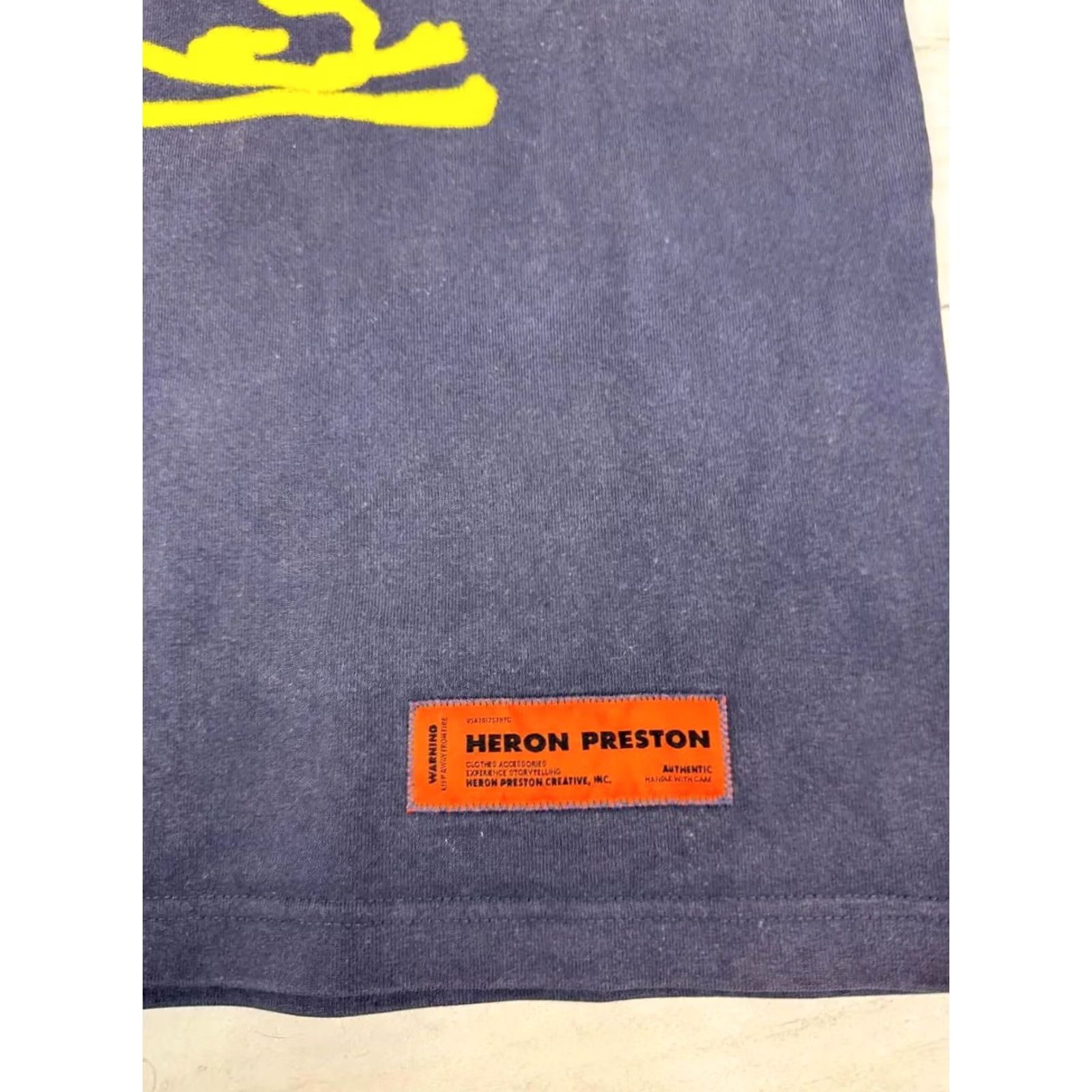 Heron Preston Heron Preston Flying Heron T-Shirt Men M Blue Size US M / EU 48-50 / 2 - 4 Thumbnail