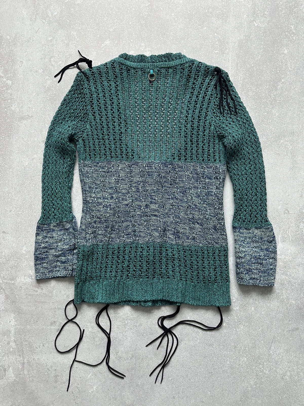 Designer Save the Queen sweater cardigan made in Italy size L Size L / US 10 / IT 46 - 16 Thumbnail