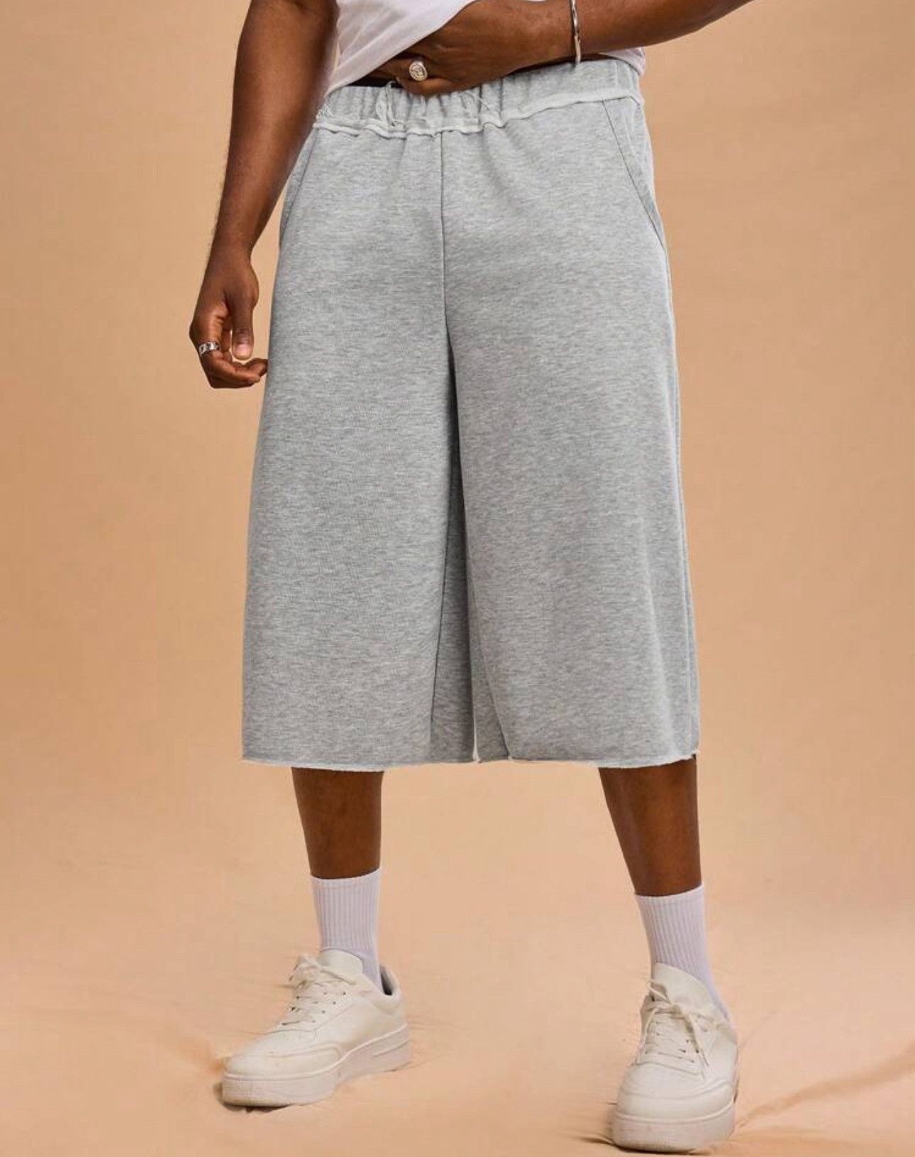 Japanese Brand Furuya x Etou Raw Edge Y2K Drip drill prison shorts Size US 37 - 7 Thumbnail