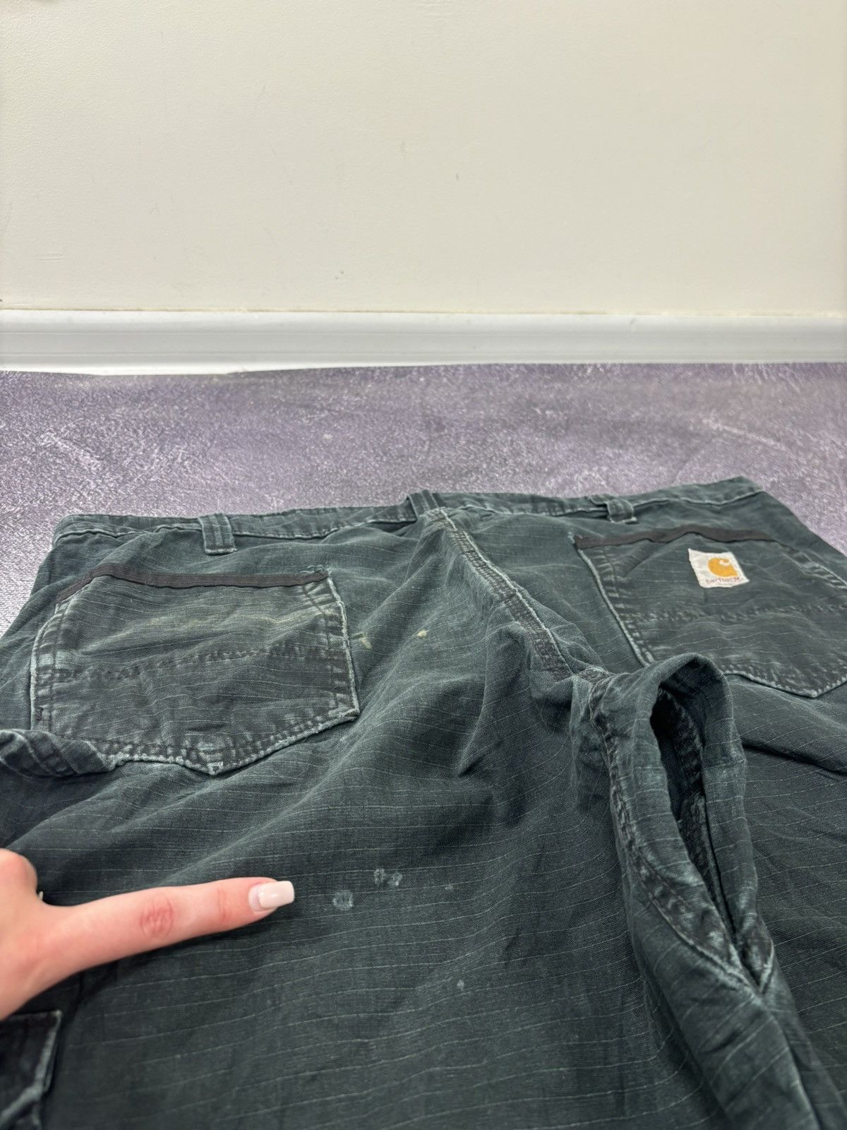 Carhartt Vintage Carhartt USA Dark Green Work Hype Baggy Cargo Pants Size US 40 / EU 56 - 8 Thumbnail