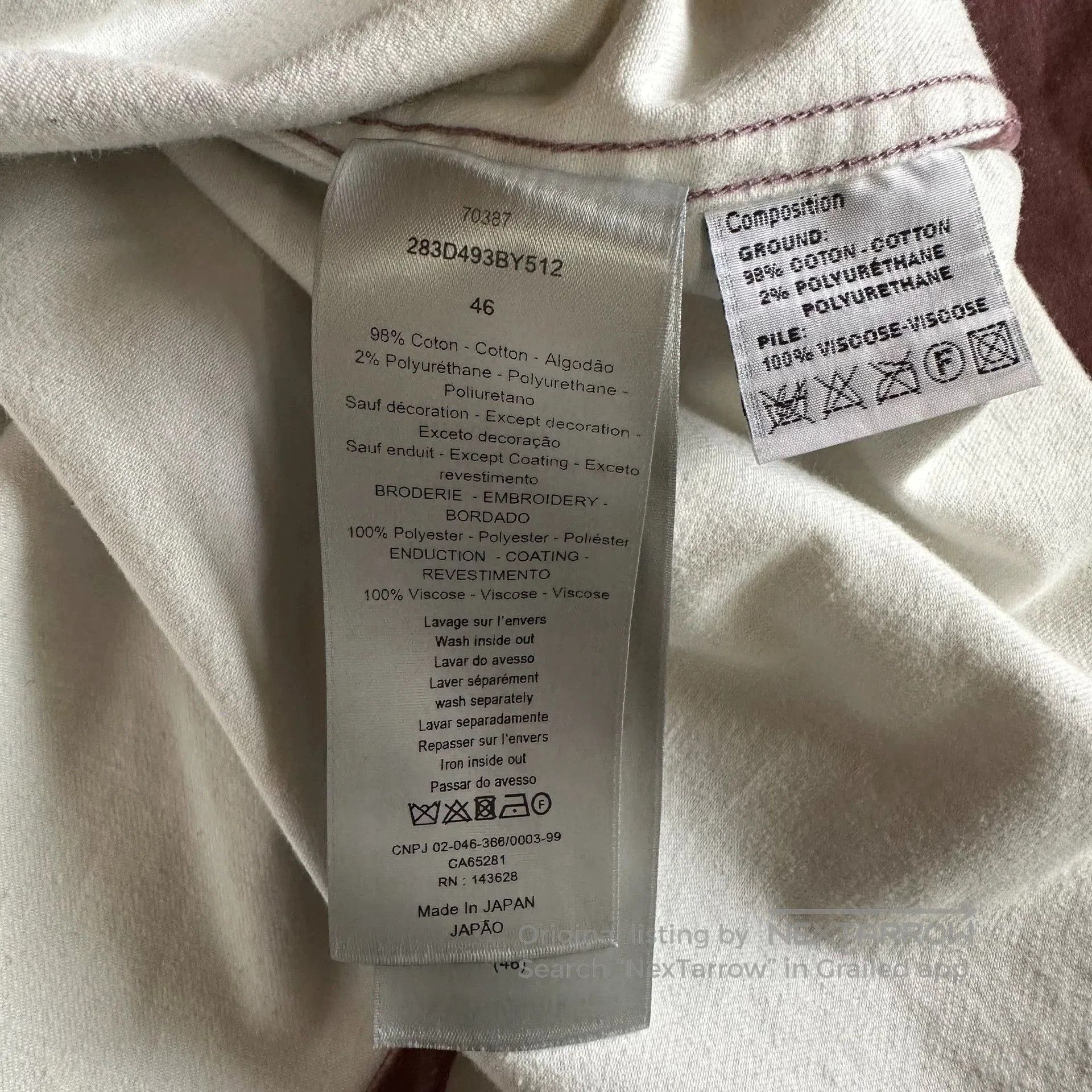 Dior dior travis scott embroidered velvet jacket. Size US L / EU 52-54 / 3 - 5 Thumbnail
