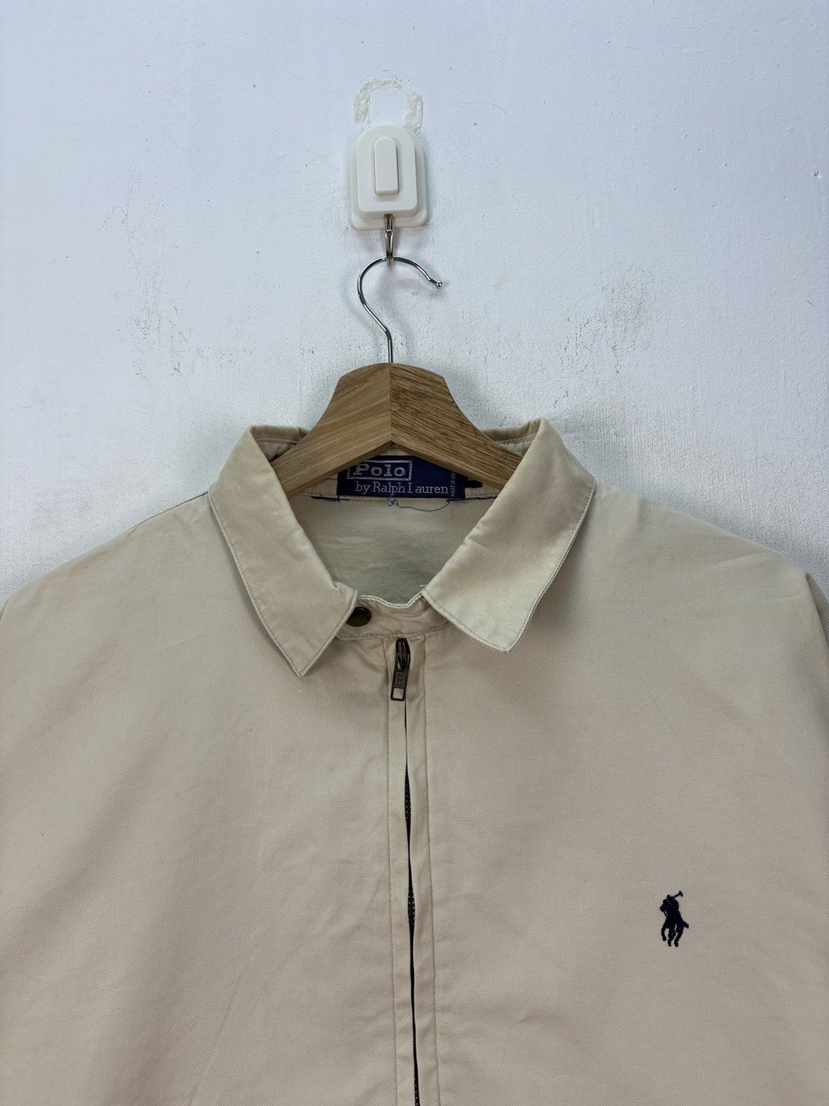 Polo Ralph Lauren Vintage Polo Ralph Lauren Zipper Jacket Distressed Size US L / EU 52-54 / 3 - 2 Thumbnail