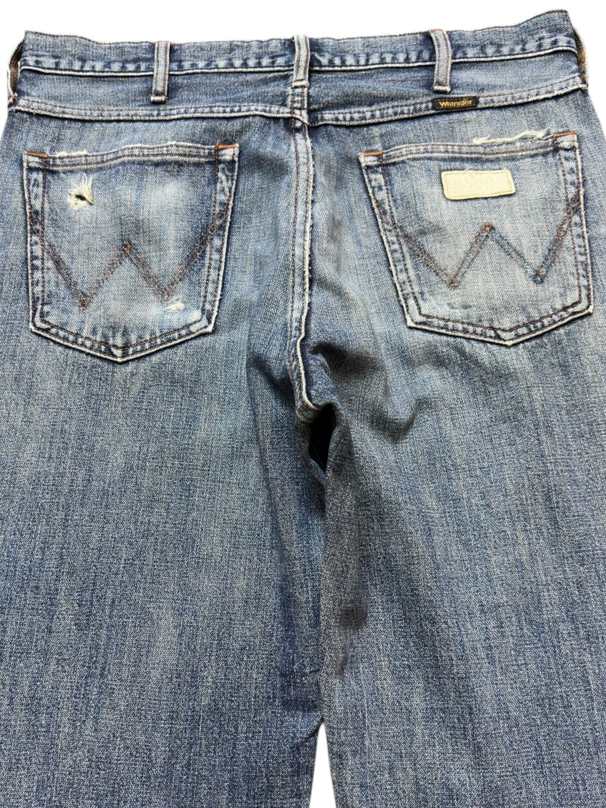 Sandro Vintage Wrangler Flare Bell Bottom Denim Size US 33 - 5 Thumbnail