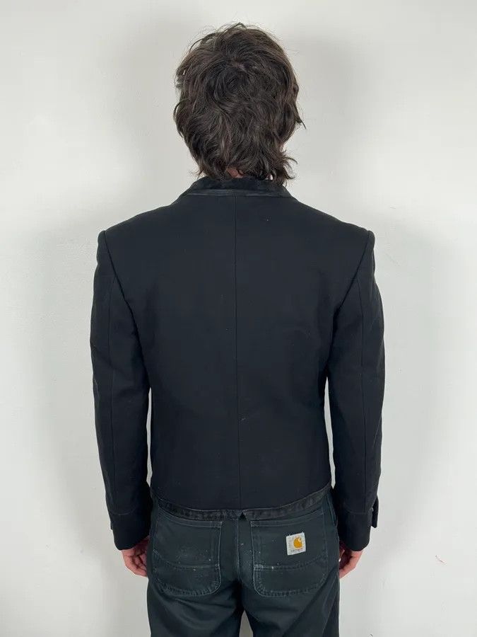 Yves Saint Laurent 2000s Yves Saint Laurent Black Classy Caban Jacket Size 42R - 3 Thumbnail
