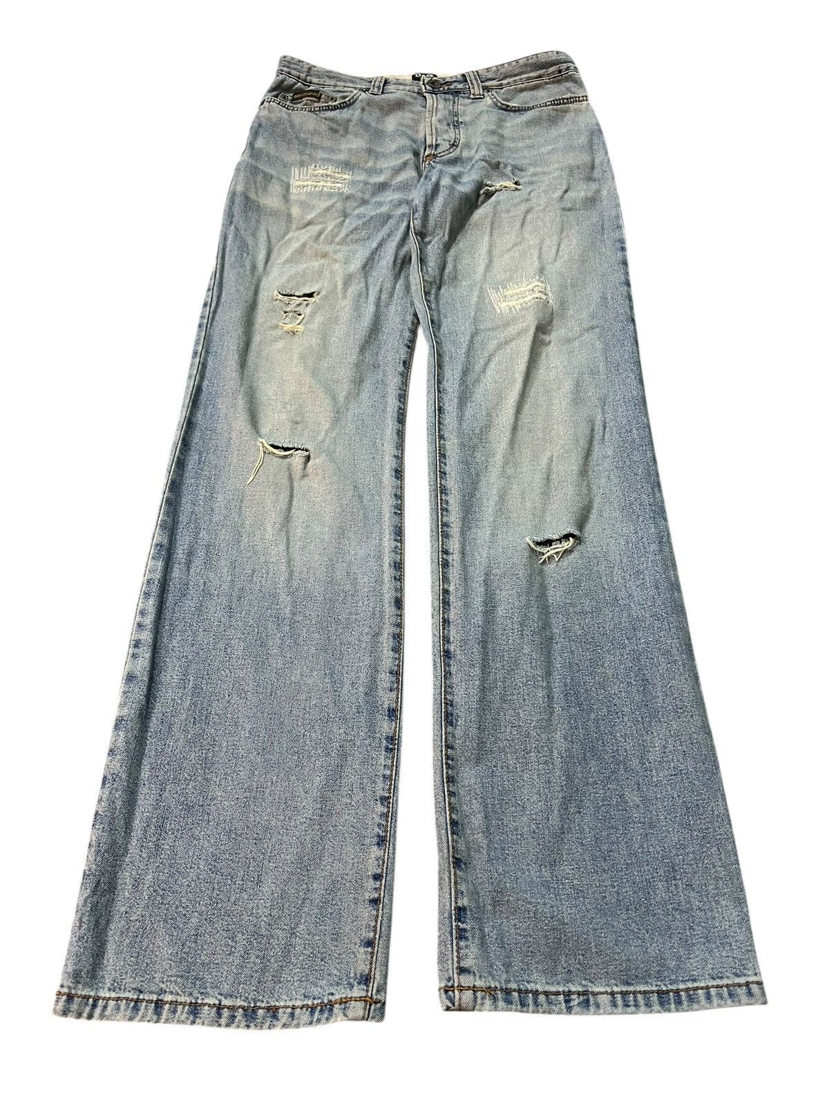 Dolce & Gabbana Dolce & Gabbana Distressed Light Wash Jean like kapital Size US 29 - 1 Thumbnail