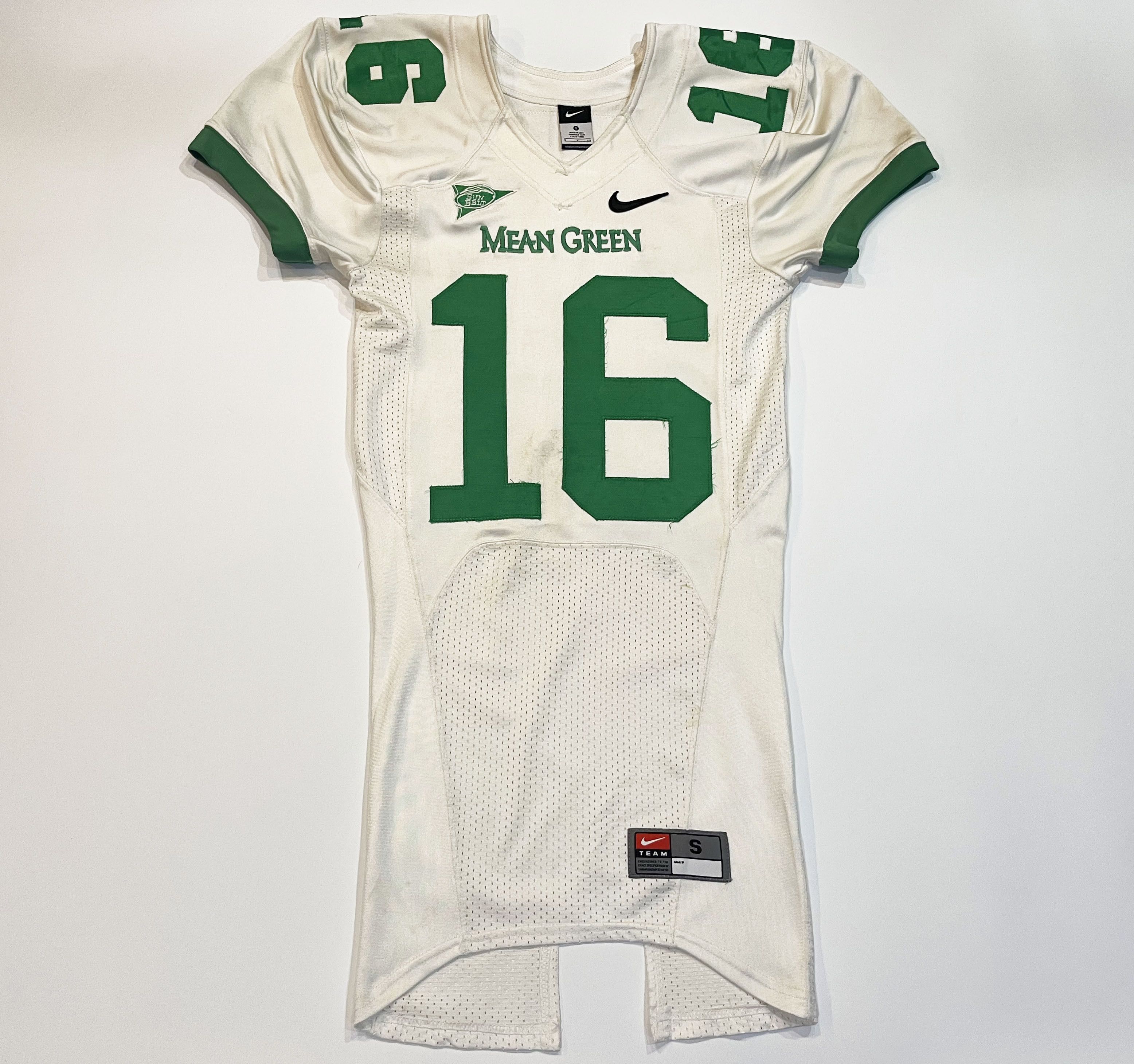 Nike Nike North Texas Mean Green TEEGARDEN #16 NCAA Game Jersey Size US S / EU 44-46 / 1 - 1 Thumbnail