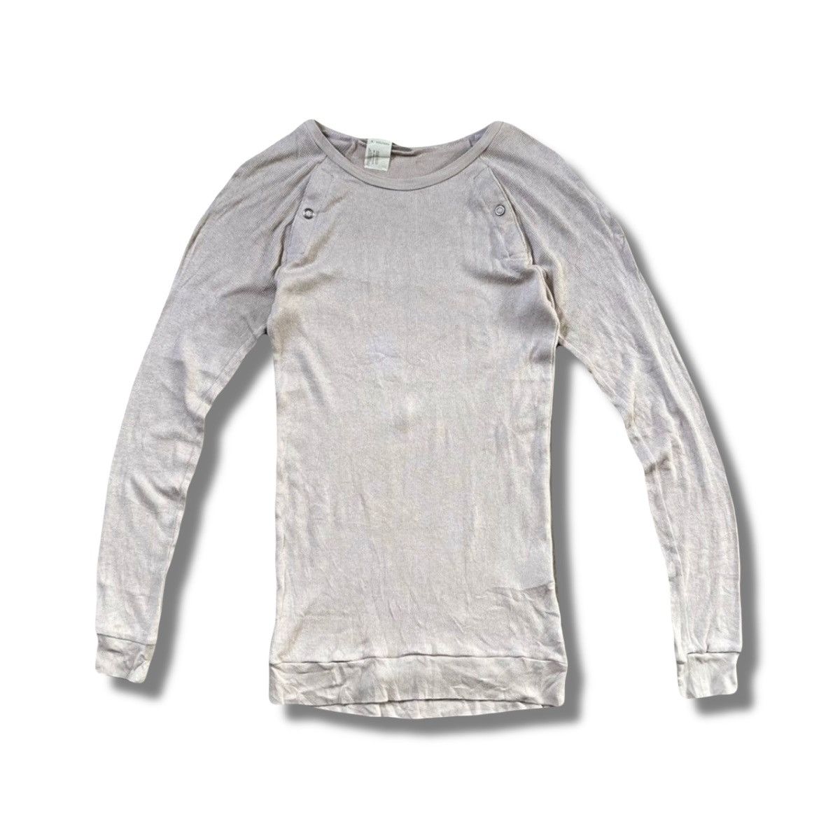 N.Hoolywood 2000s N.Hoolywood Ribbe Longsleeve Archive Shirt Size US S / EU 44-46 / 1 - 1 Thumbnail