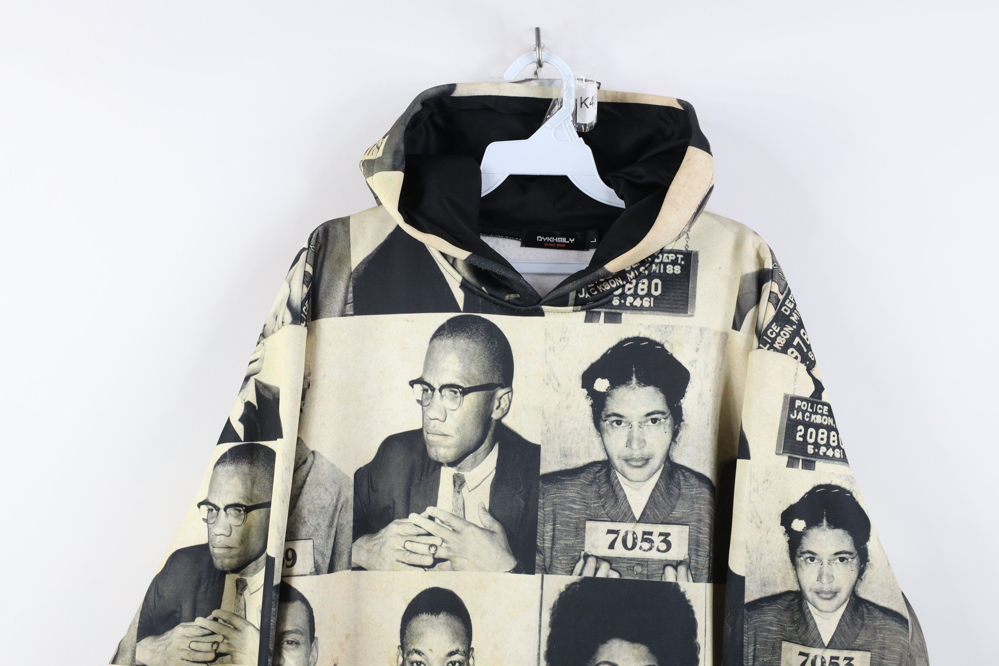 Vintage Vintage Y2K Streetwear Malcolm Jr All Over Print Hoodie Size US L / EU 52-54 / 3 - 2 Thumbnail