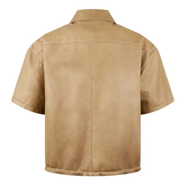 Prada PRADA Nappa Leather Shirt Size US L / EU 52-54 / 3 - 6 Thumbnail