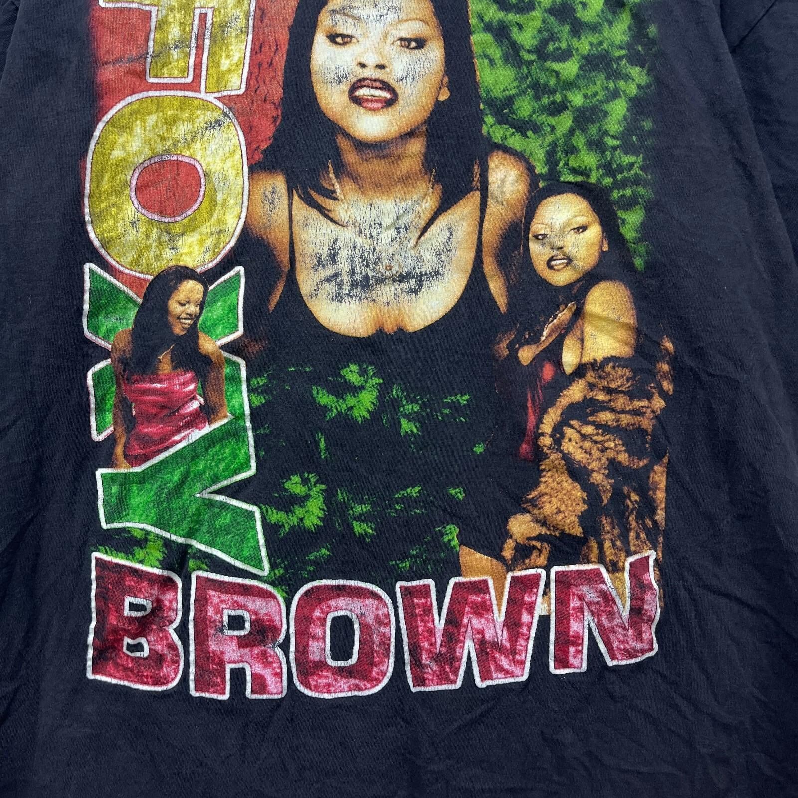 Vintage Vintage 90s Foxy Brown Rap T Shirt Bay Club XL The Firm Nas Size US XL / EU 56 / 4 - 2 Thumbnail