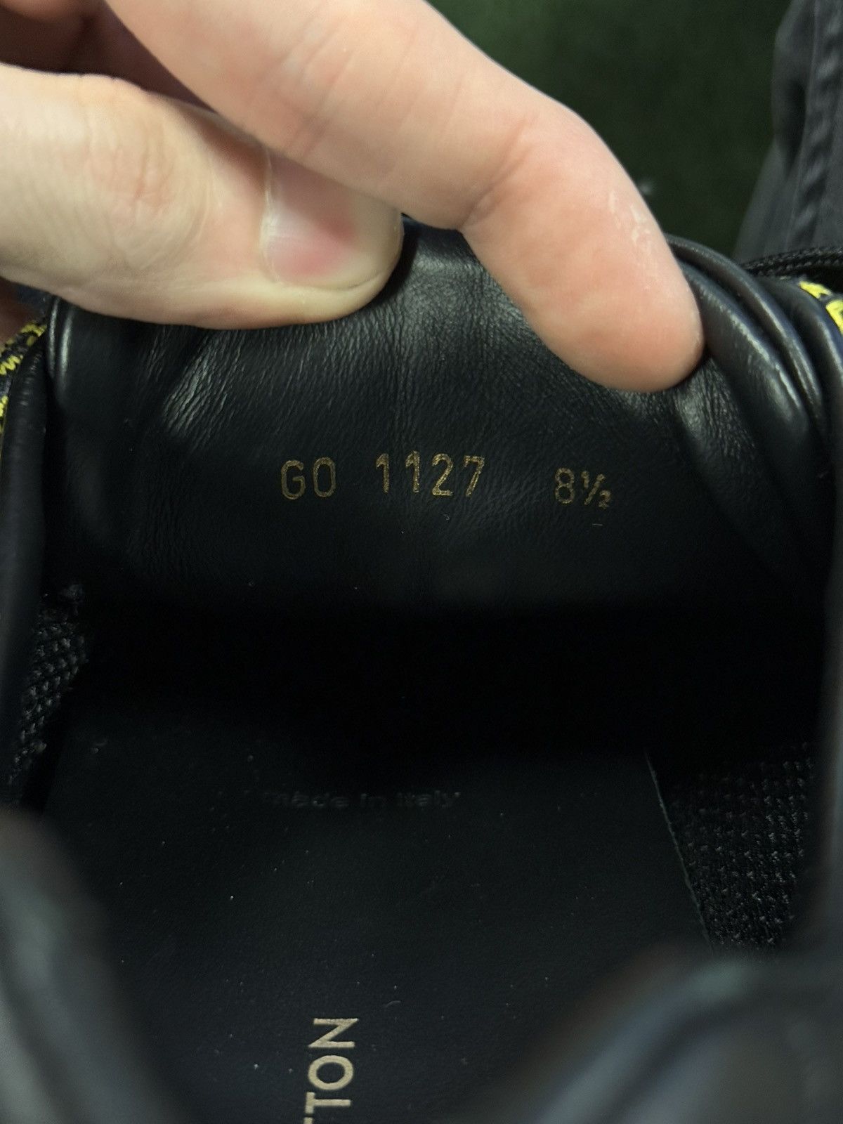 Louis Vuitton Louis Vuitton Yellow Black Size 9.5US/8.5LV Trainer Size US 9.5 / EU 42-43 - 12 Thumbnail