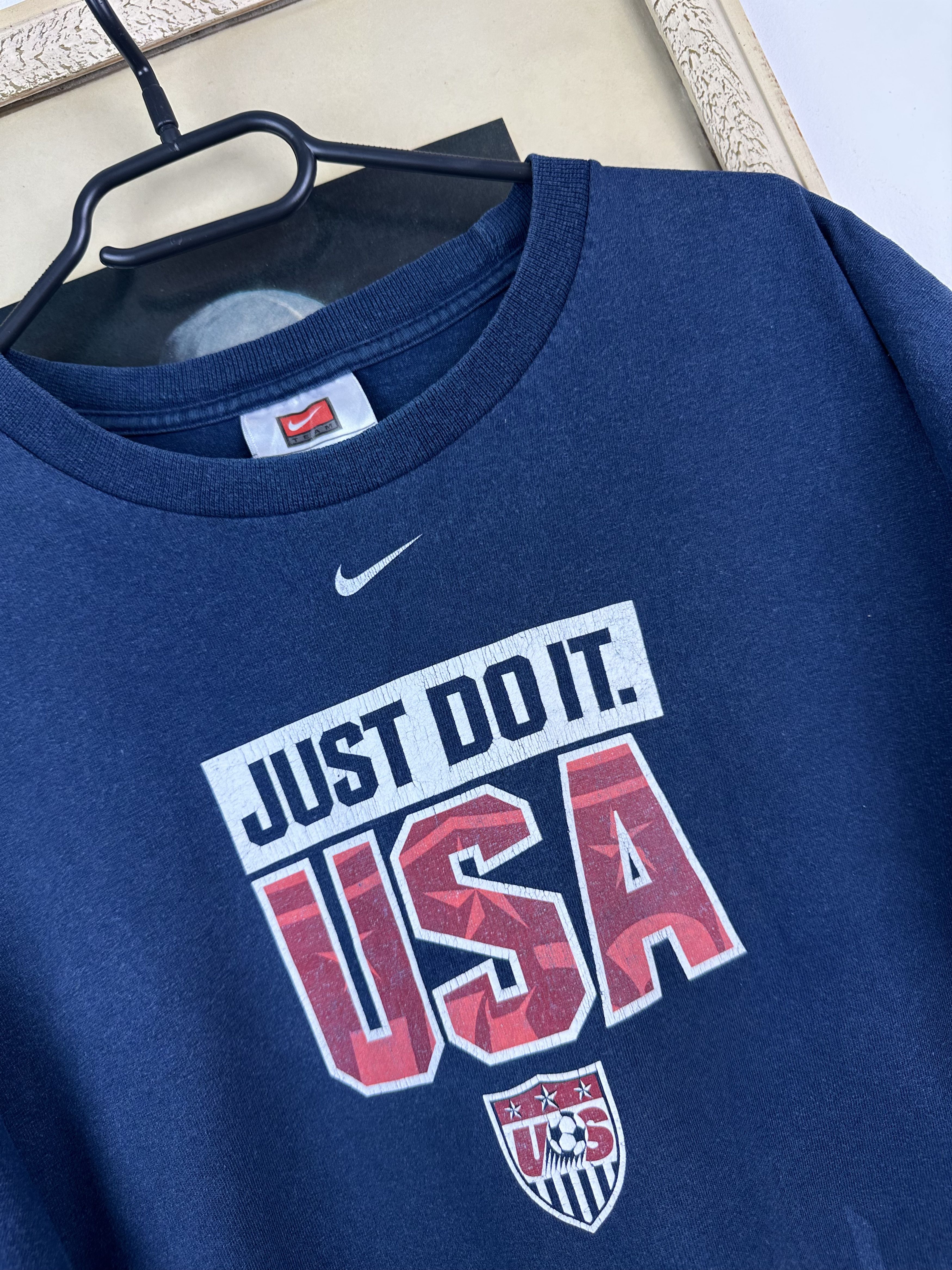 Nike Vintage Nike USA Football Shirt Train Jersey Soccer Y2K Size US XL / EU 56 / 4 - 3 Thumbnail