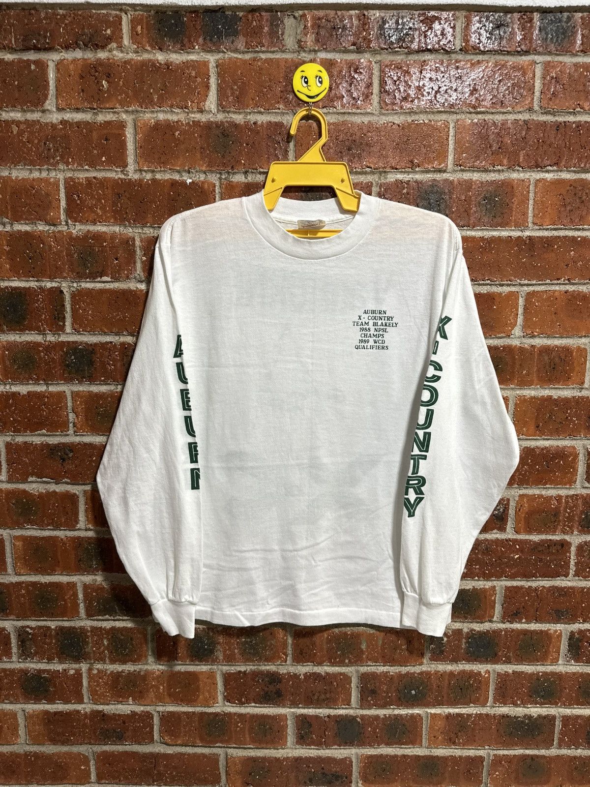 Band Tees Vintage Auburn X-Country Team Blakely 1988 Long Sleeve Tee Size US L / EU 52-54 / 3 - 2 Thumbnail