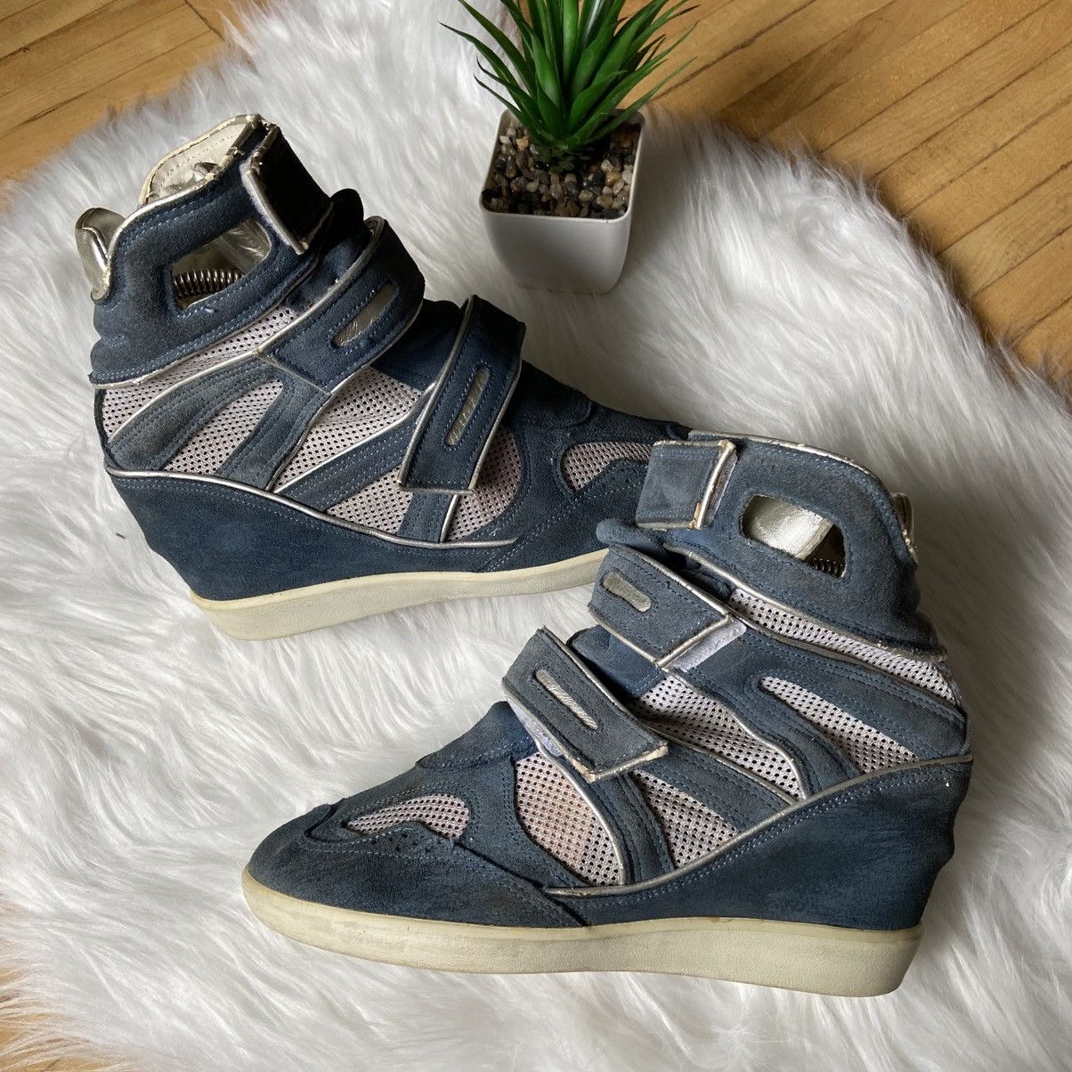 Other 📌Crazy Monica Corte like Isabel Marant Style Bekett Sneakers Size US 8.5 / IT 38.5 - 2 Thumbnail