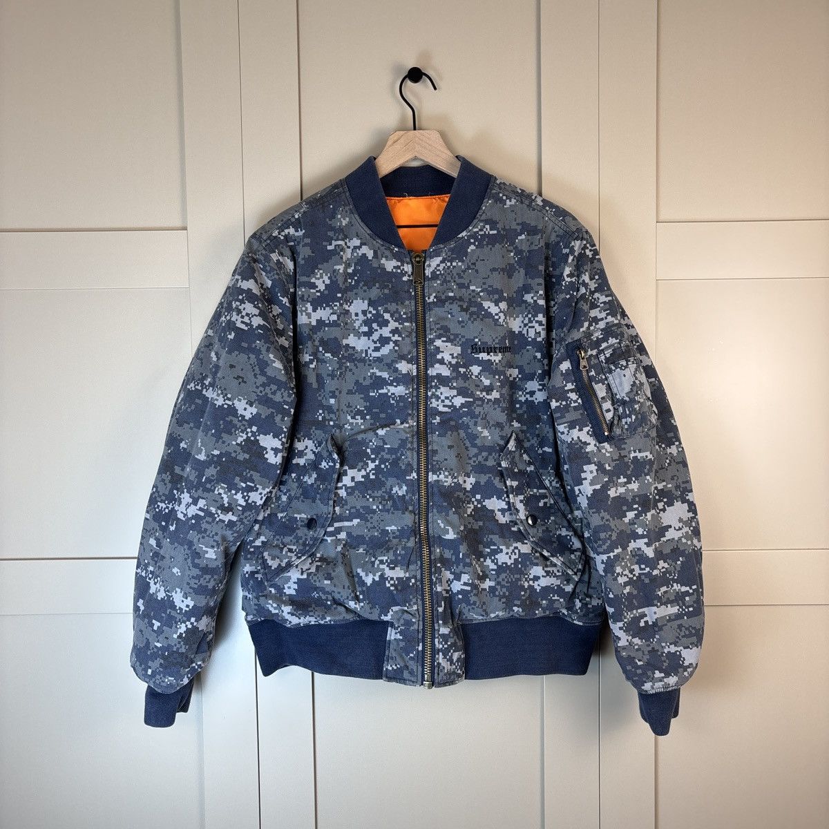 Supreme Leather MA-1 Desert Camo Supreme Desert Camo Leather MA-1