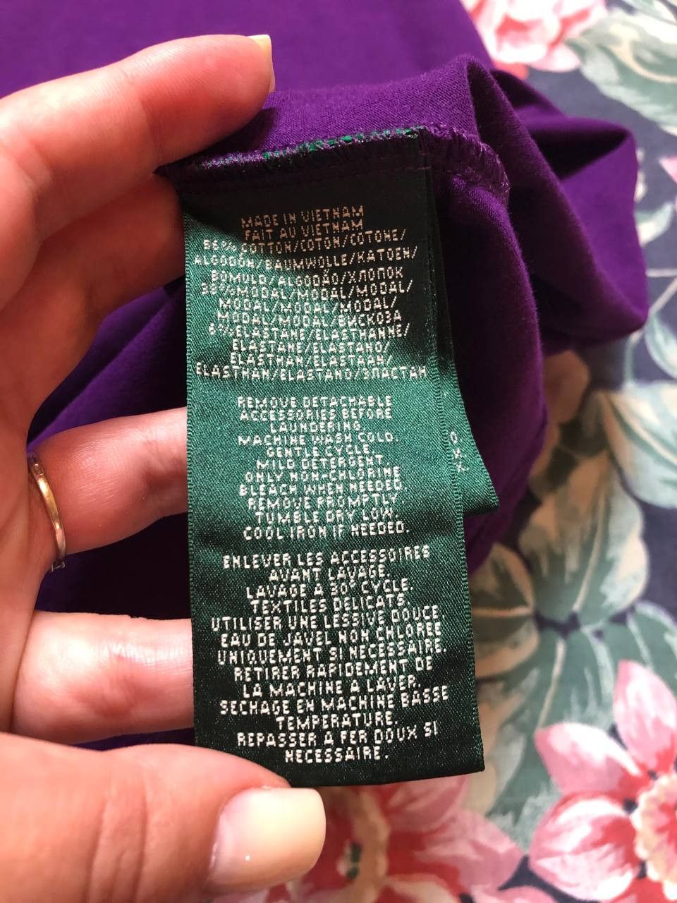 Ralph Lauren Vintage Ralph Lauren Purple Y2K Midi Dress Size XS Size XS / US 0-2 / IT 36-38 - 3 Thumbnail