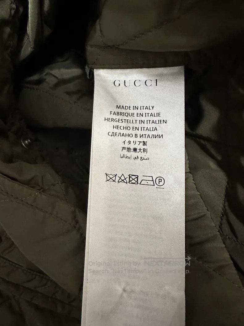 Gucci Gucci Army green flying saucer embroidery sandwich cotton Size US M / EU 48-50 / 2 - 7 Thumbnail
