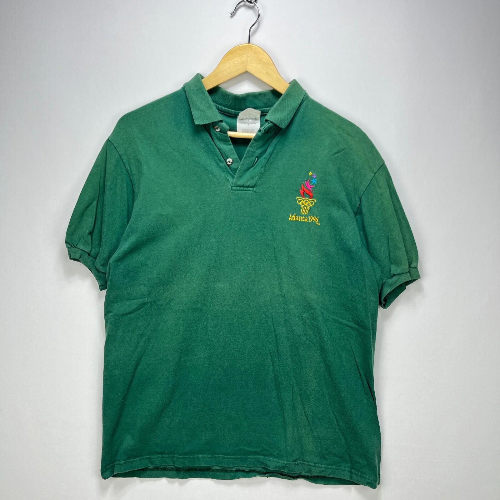 Vintage Vintage 1996 Atlanta USA Olympics Collared Shirt Medium Size US M / EU 48-50 / 2 - 1 Thumbnail