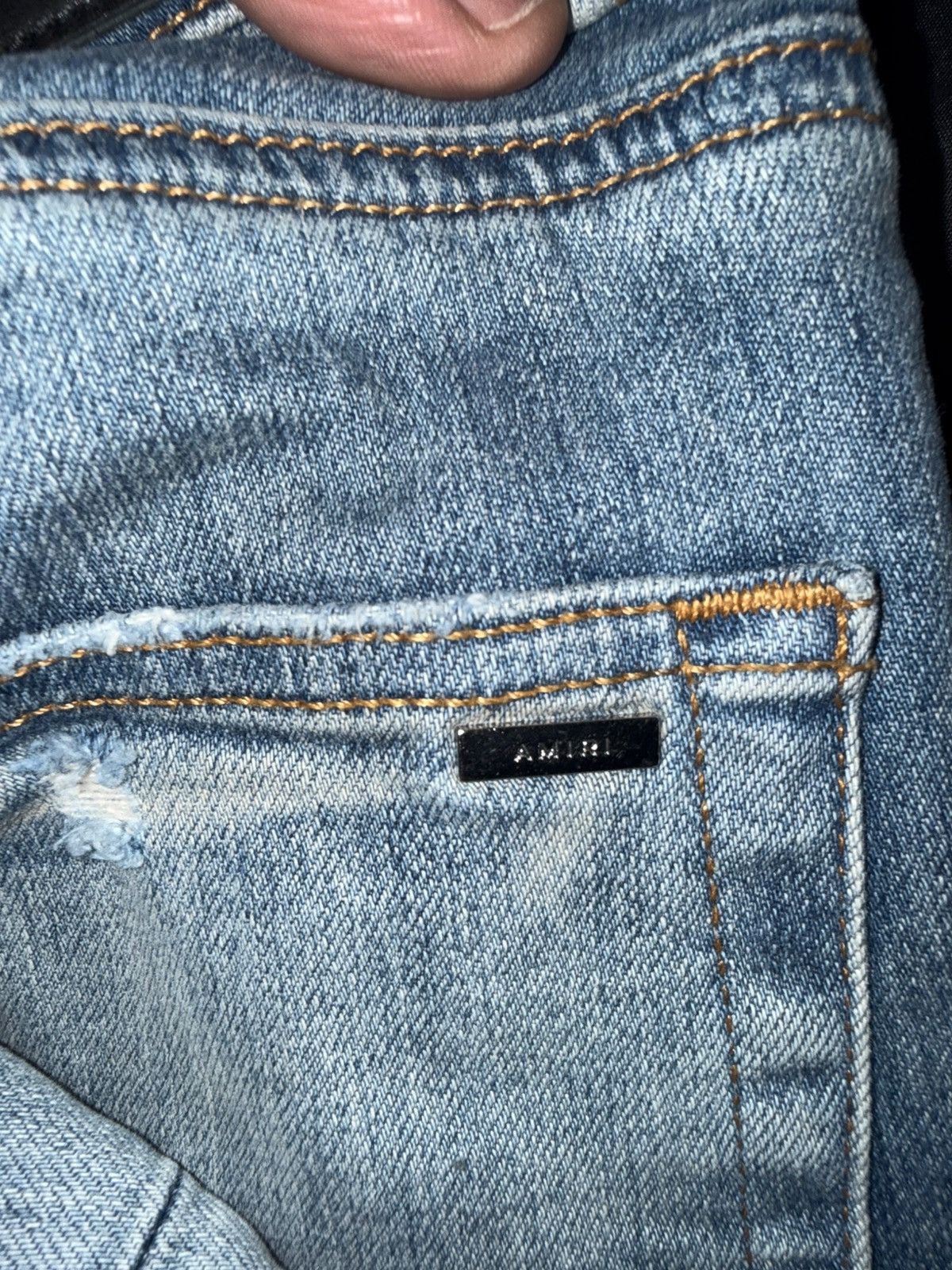 Amiri 🔥 Amiri logo jeans 🔥 Size US 31 - 12 Thumbnail