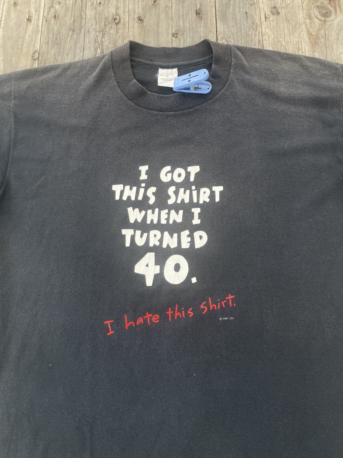 Vintage Vintage Wording Tee Size US L / EU 52-54 / 3 - 2 Thumbnail