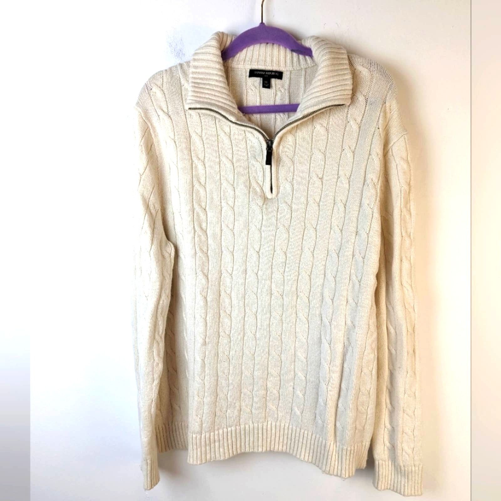 Banana Republic Banana Republic Cable Knit Sweater - XL Size US XL / EU 56 / 4 - 1 Thumbnail