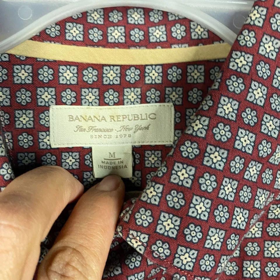 Banana Republic Banana Republic Button Down Shirt Men's Medium Cotton M Size US M / EU 48-50 / 2 - 3 Thumbnail