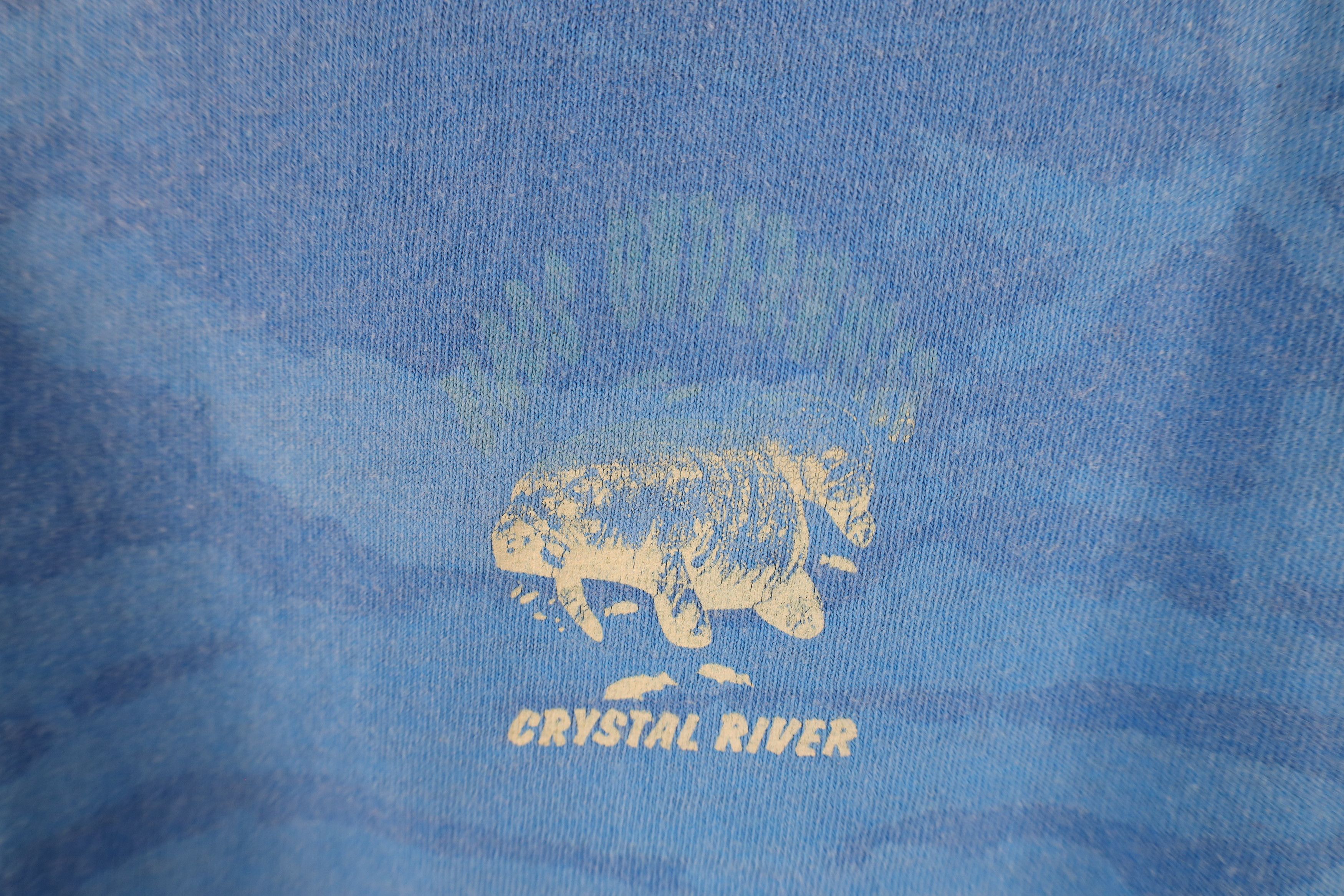 Vintage Vintage 90s Streetwear Wash Manatee Short Sleeve T-Shirt Size US XL / EU 56 / 4 - 8 Thumbnail