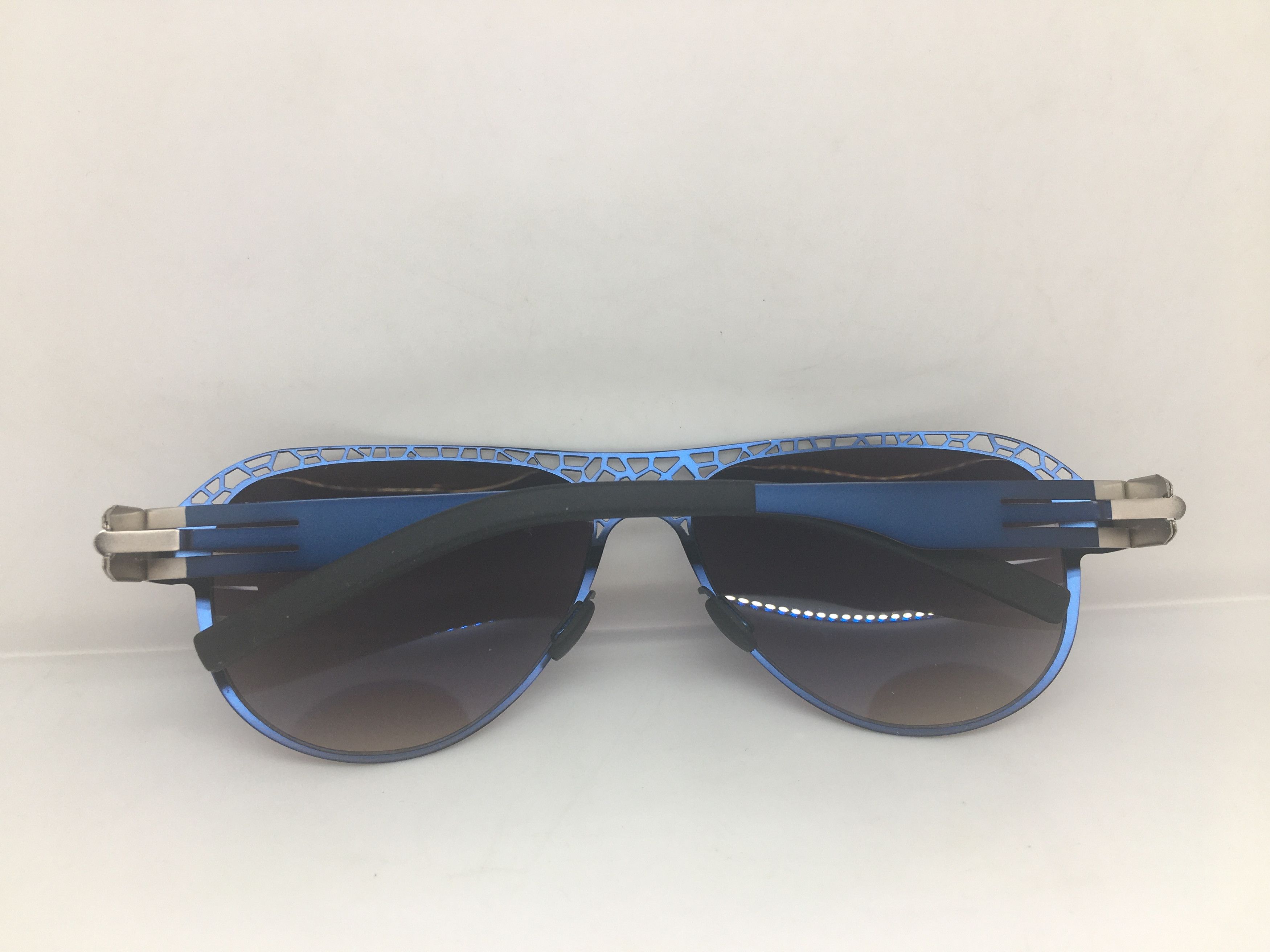 Other BVANQ Navy Blue Alloy Aviator Sunglasses Frame Size ONE SIZE - 8 Thumbnail