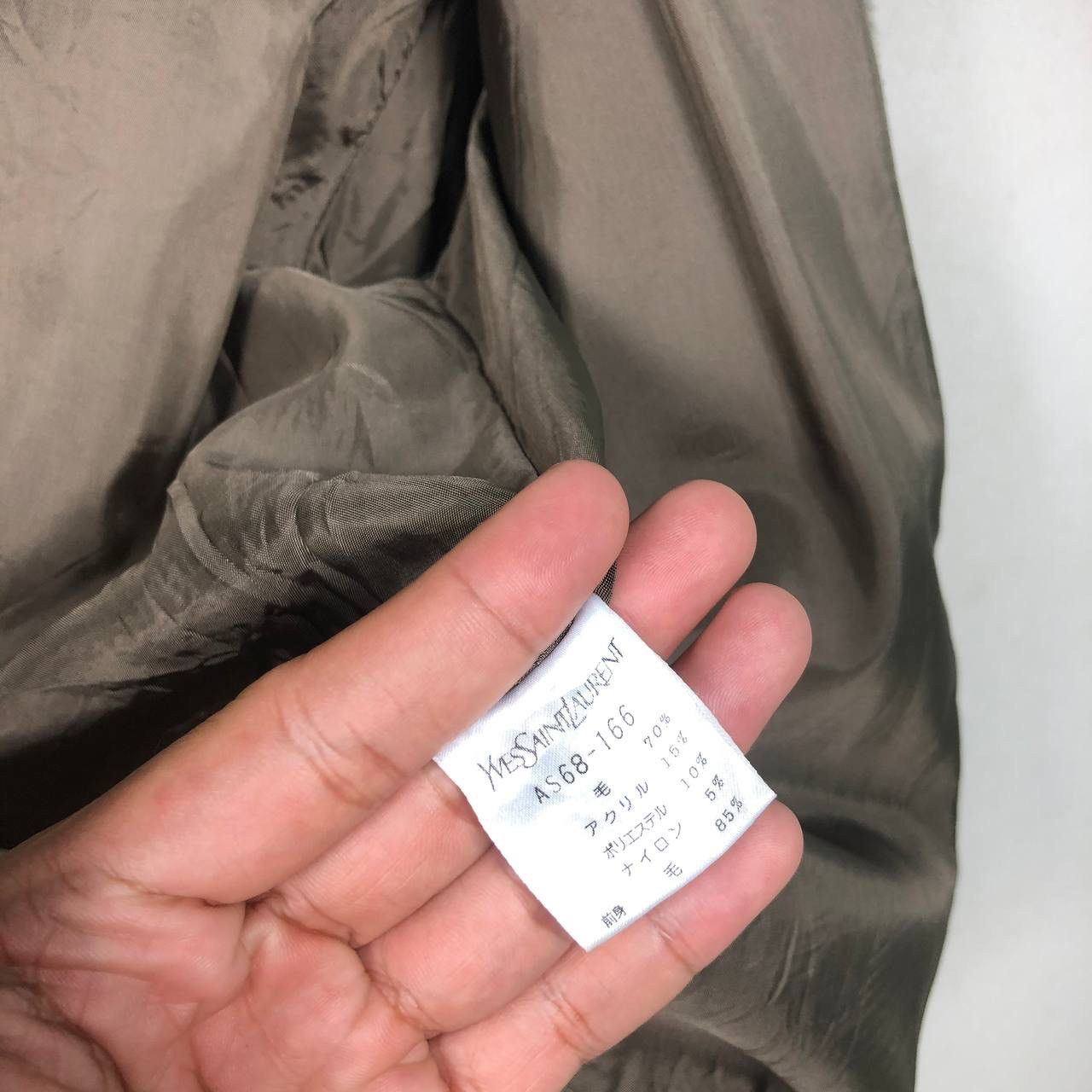 Yves Saint Laurent Yves Saint Laurent Wool Brown Jacket Size US M / EU 48-50 / 2 - 12 Thumbnail