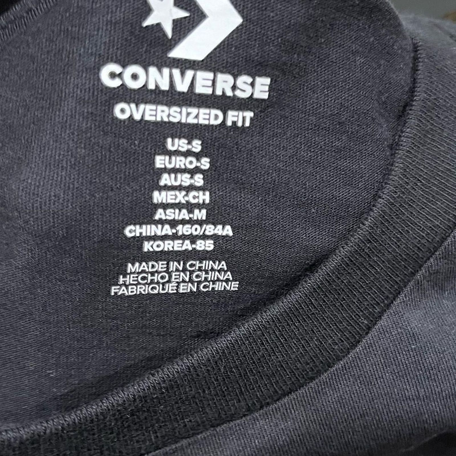 Converse NWT Converse Peace Front and Back Tee Short Sleeve Size S Size S / US 4 / IT 40 - 5 Thumbnail