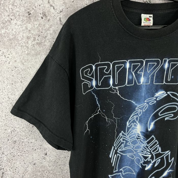 Vintage SCORPIONS BAND Hard Rock Album Promo Tour Tee Shirt Top Heavy Metal