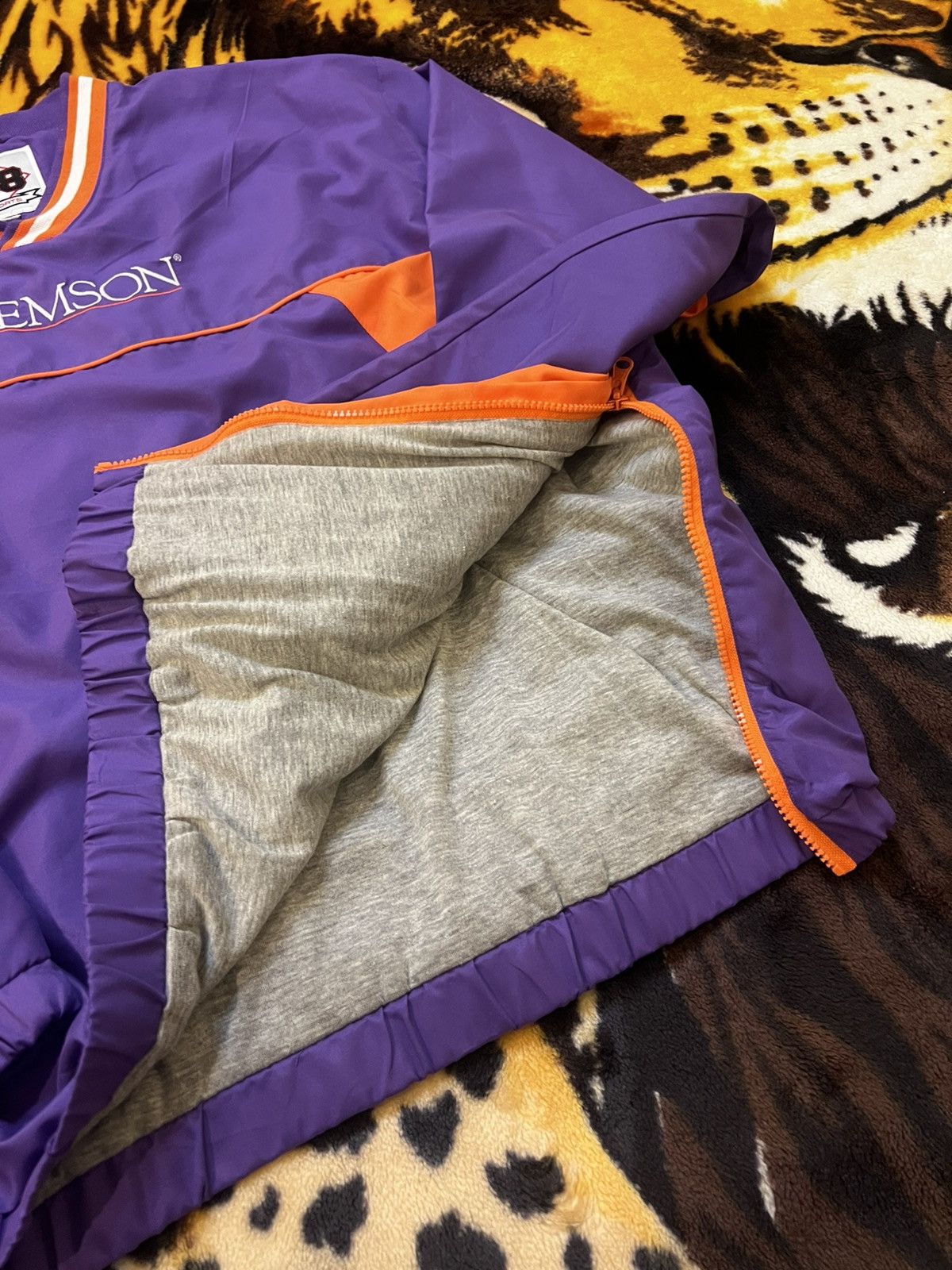Vintage Y2K CLEMSON Tigers Windbreaker Long-Sleeve Size US XL / EU 56 / 4 - 5 Thumbnail